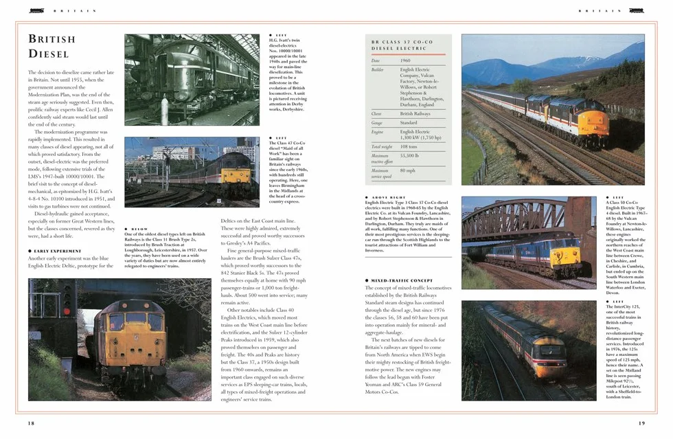 An Illustrated Encyclopedia of Locomotives:: A Guide to the Golden Age of Train Engines from 1830 to 2000
