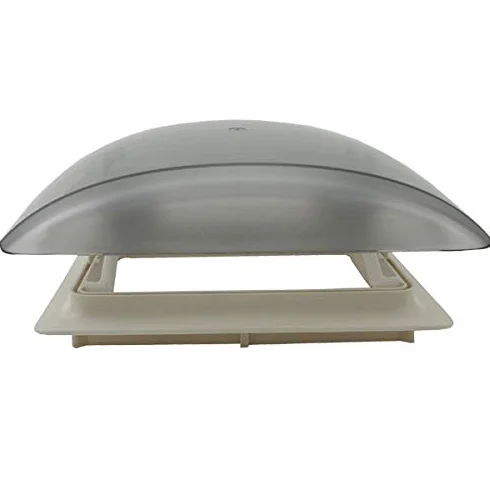 MPK Vision Vent S Pro przezroczyste okno dachowe, przyciemniane szkło, żaluzje przeciw owadowym 28 x 28, do przyczep kempingowych, samochodów kempingowych, caravanów