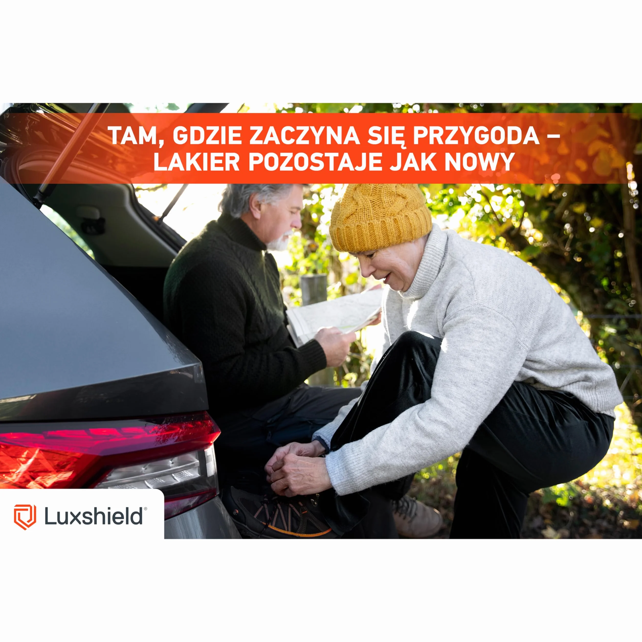 Luxshield folia ochronna na krawędź załadunkową kompatybilny z Audi Q6 SUV e-tron GF I 2024-2026 - ochrona przed zarysowaniami, folia ochronna na lakier - przezroczysty błyszczący