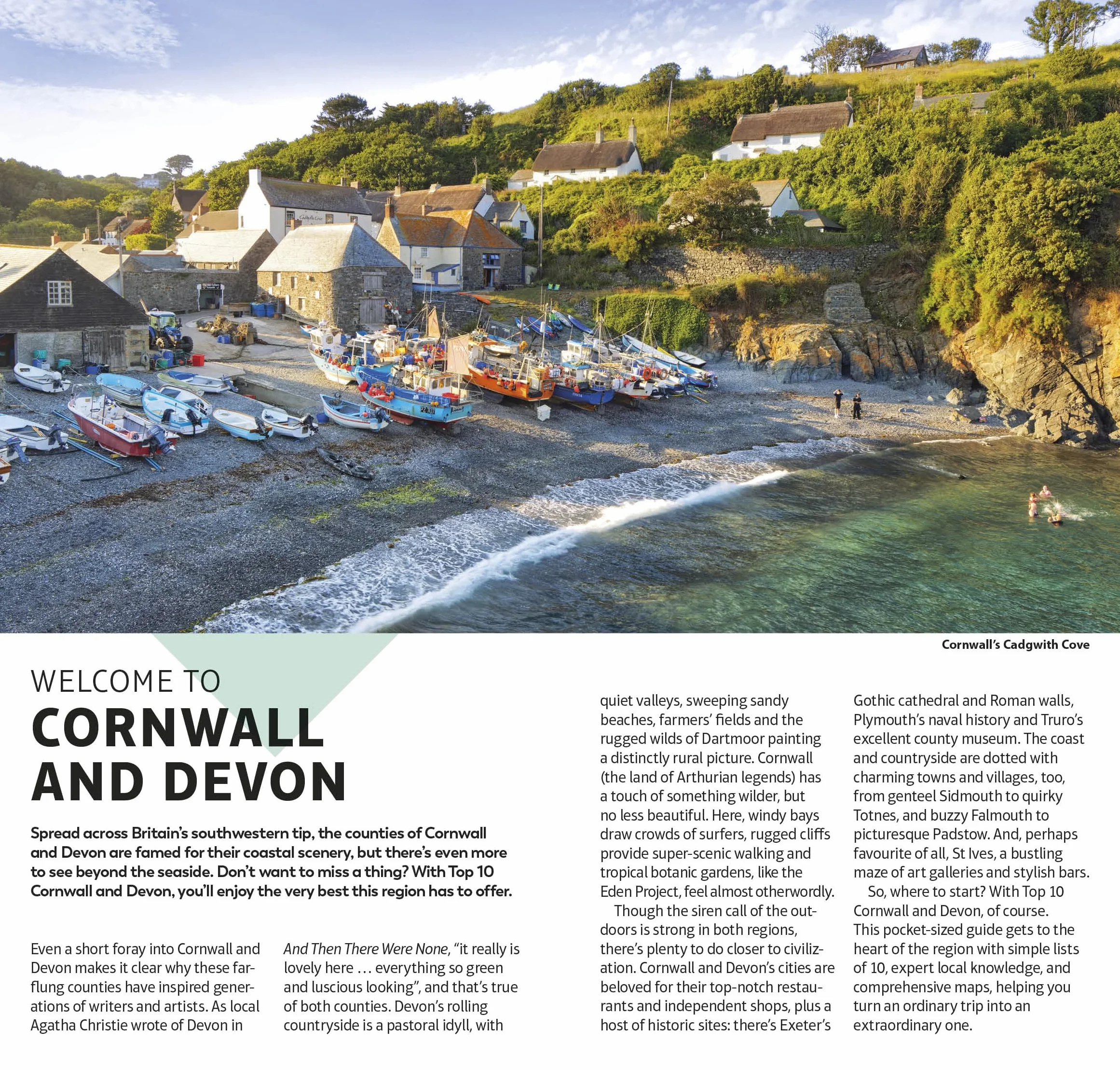 DK Top 10 Cornwall and Devon: Top 10 lists for your perfect trip, plus an all-weather folded map