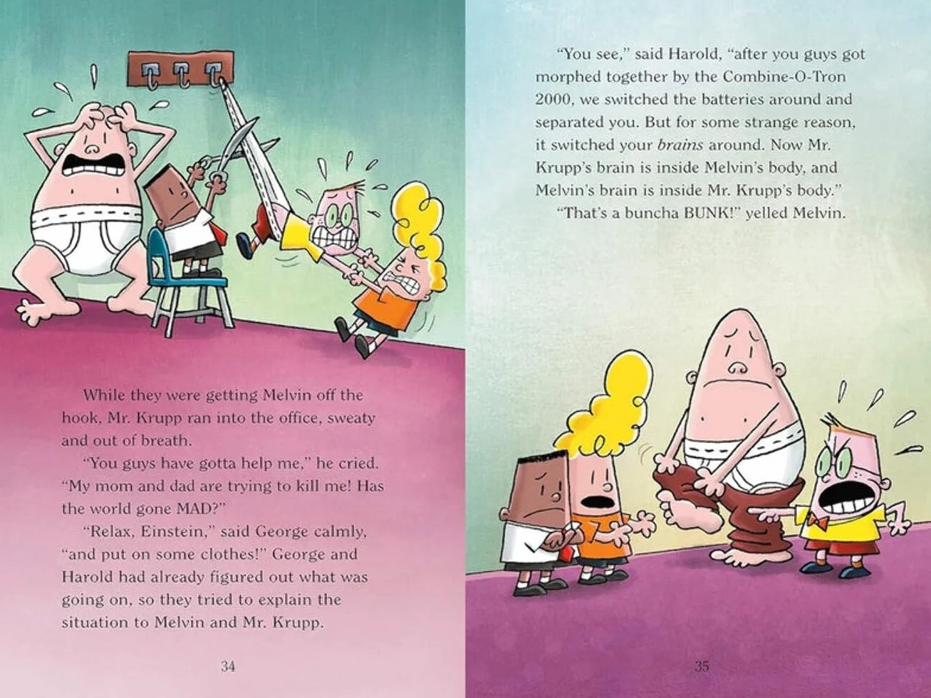 Captain Underpants: Two Super-Heroic Novels in One (Full Colour!)