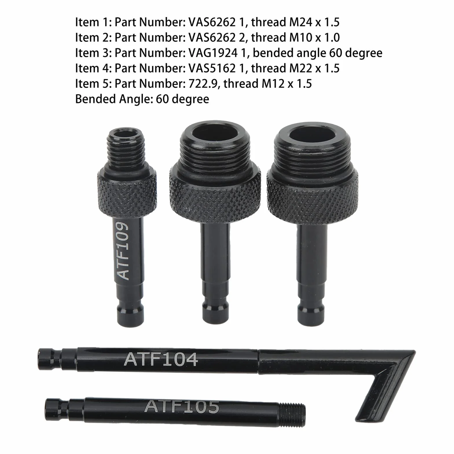 ATF Automatyczna Skrzynia Biegów Adapter do Napełniania Płynem 5-częściowy Zestaw Narzędzi Mechanicznych AISIN 09G 01J CVT
