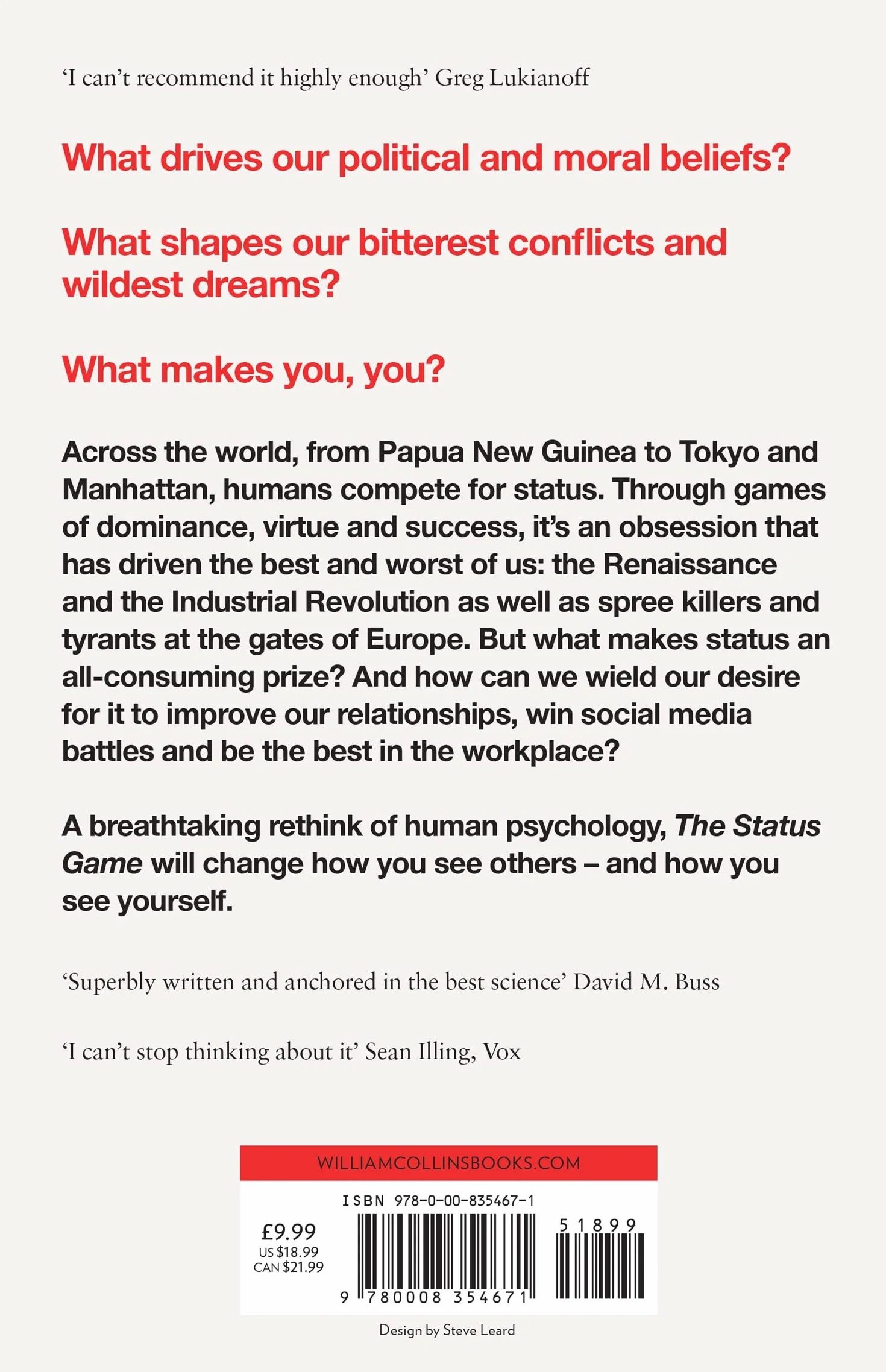 The Status Game: On Human Life and How to Play It