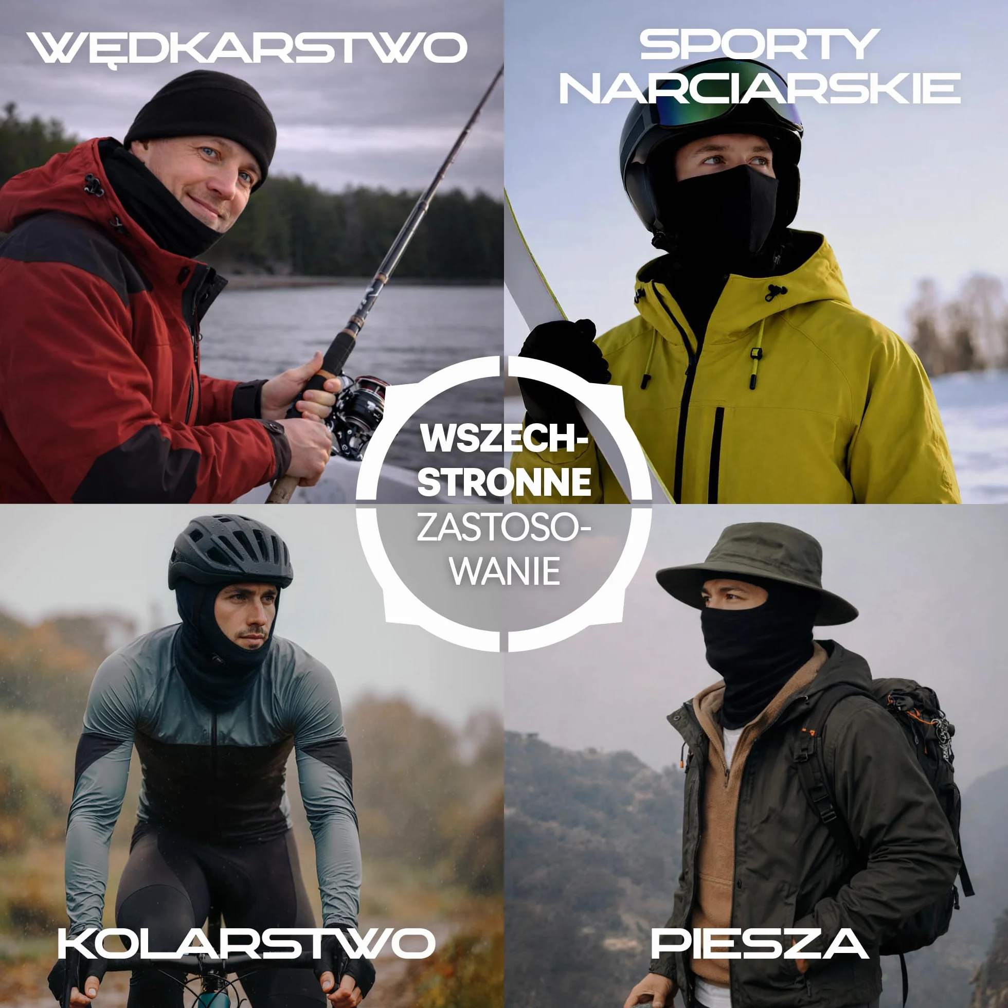 ROAD-STAR Kominiarka 100% bawełna rozmiar uniwersalny