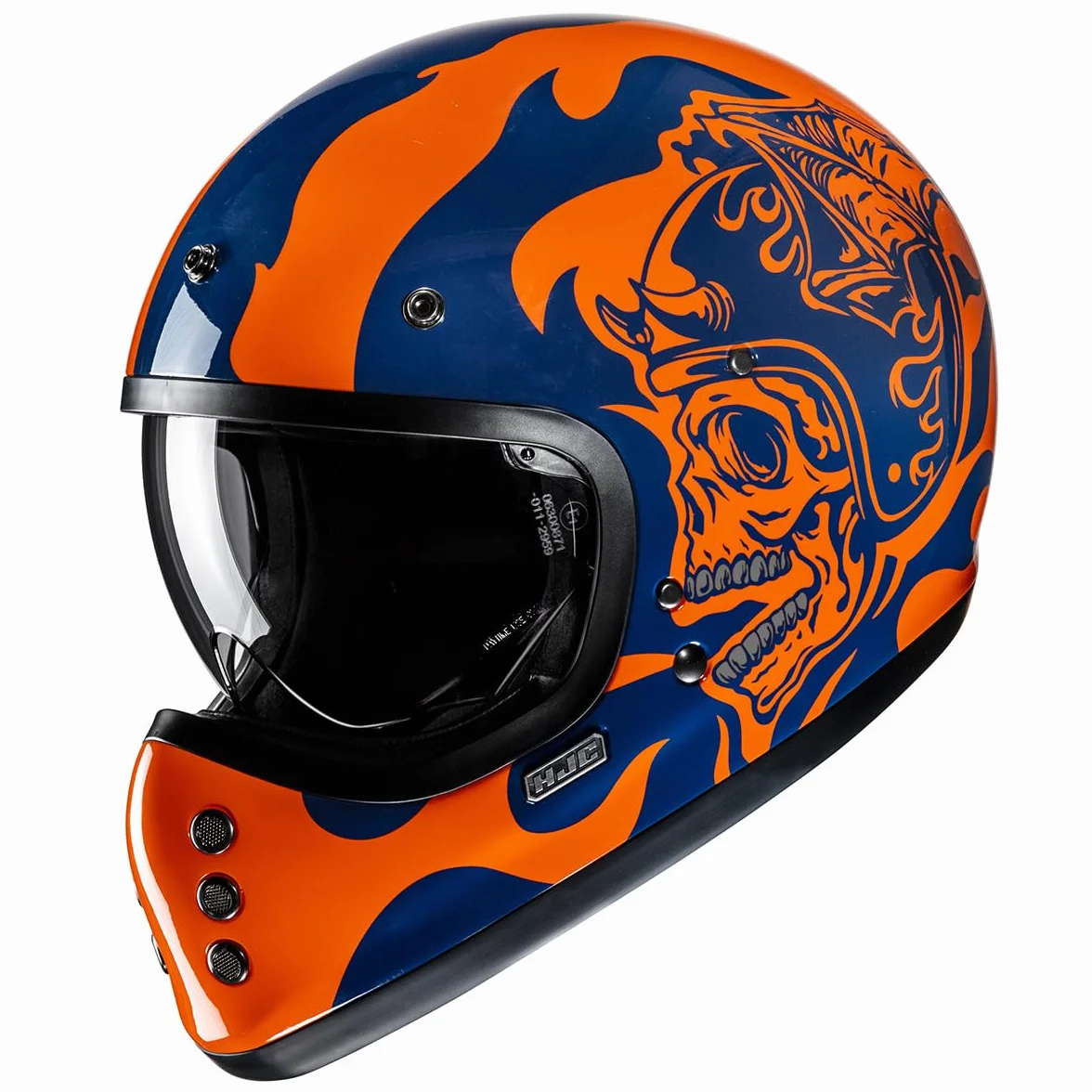 HJC, Zintegrowany kask motocyklowy V60 Flame MC27, M
