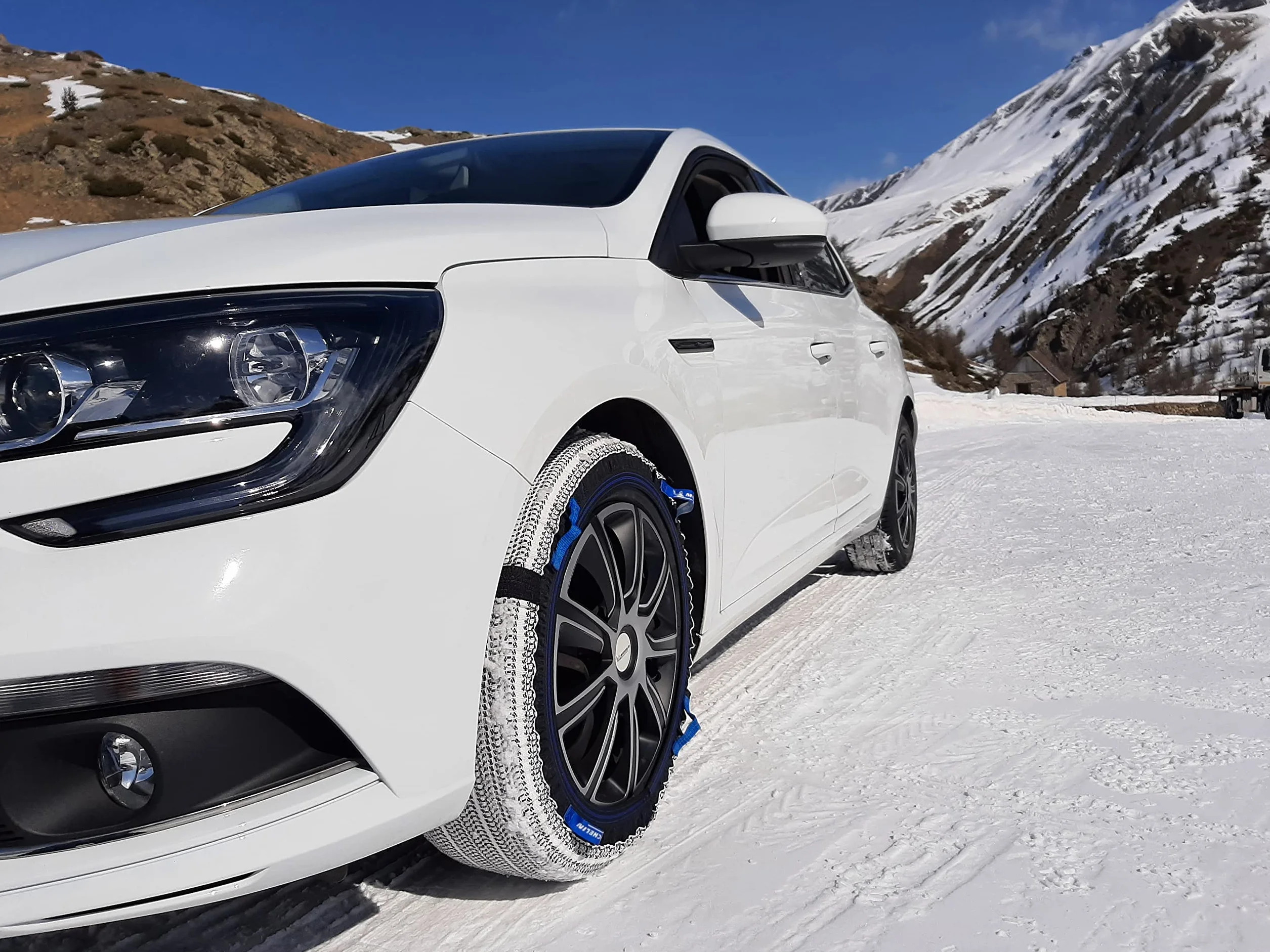 Michelin 008417 Łańcuchy tekstylne z instrukcją montażu z opakowaniem do przechowywania z rękawicami ochronnymi