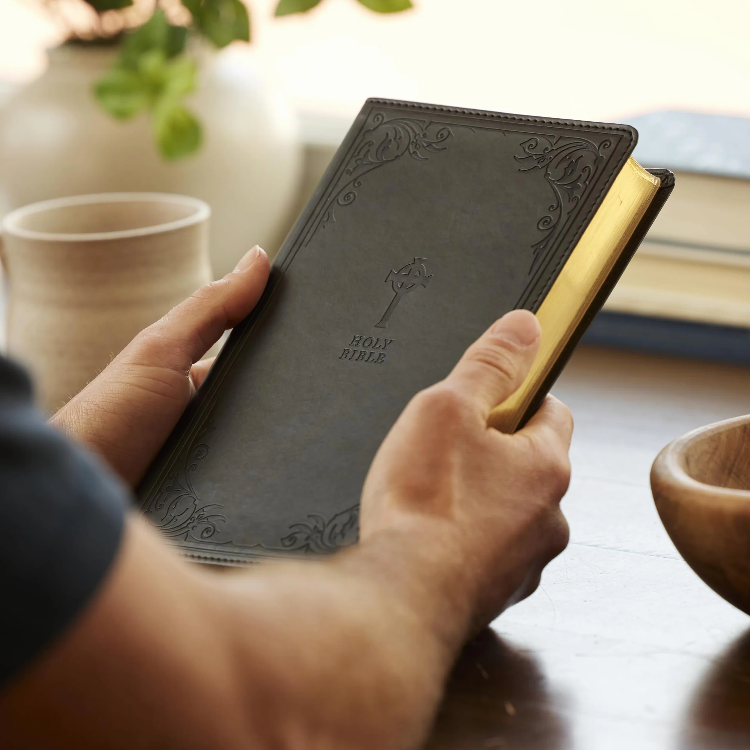 Nrsv, Catholic Bible, Gift Edition, Leathersoft, Black, Comfort Print: Holy Bible