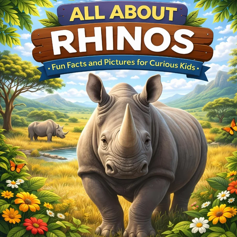 All About Rhinos: Fun Facts and Pictures for Curious Kids