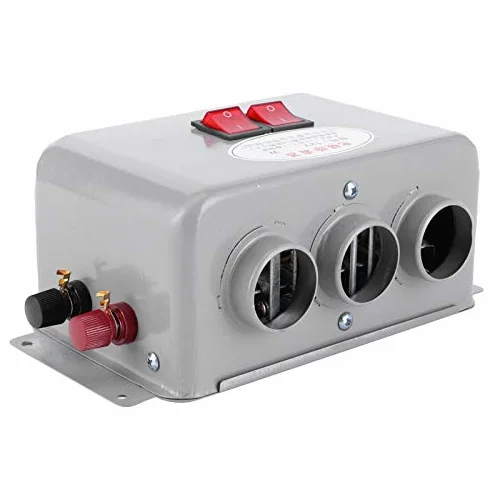 Ejoyous Podgrzewacz samochodowy 12V 400W-600W Odmrażacz przedniej szyby 3 otwory
