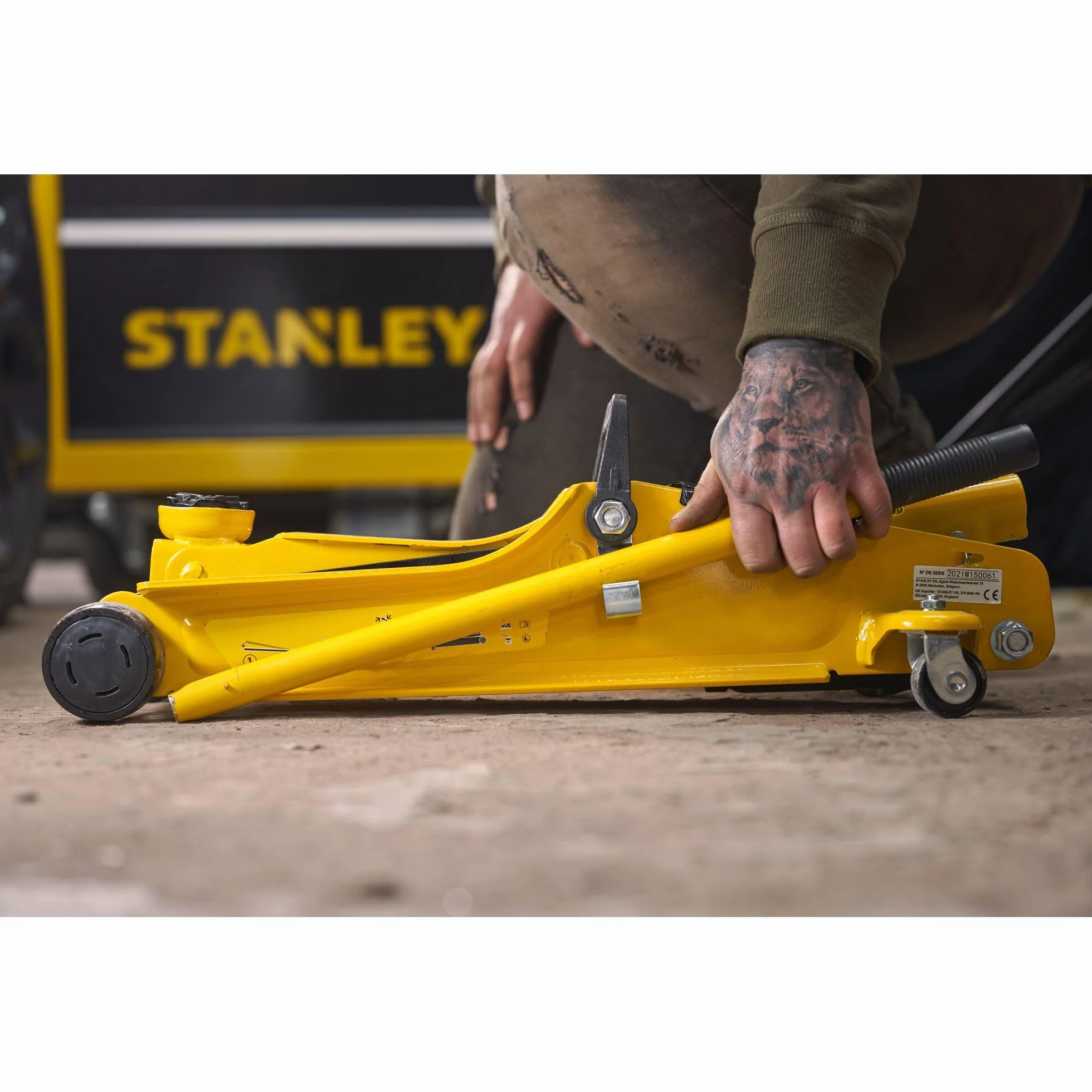 Stanley, Podnośnik hydrauliczny samochodowy, 2 tony, 85 mm - 381 mm, STMT81251-1
