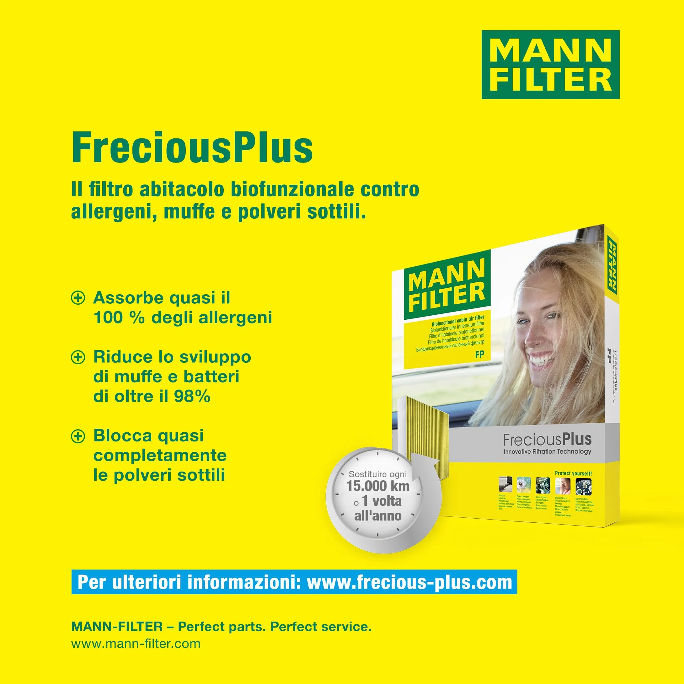 MANN-FILTER FP 2842 Filtr powietrza kabinowego