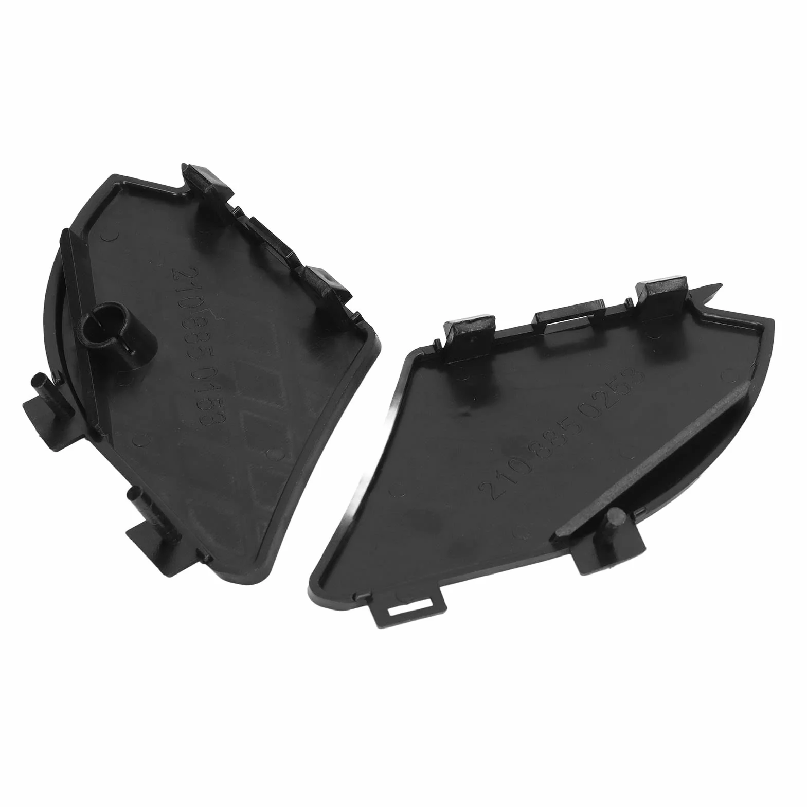 Dolny Grill Przedniego Zderzaka, 1 para Wysokiej Twardości ABS Przednie światło Przeciwmgielne Osłona Grilla 2108850153 Zamiennik dla Klasy E W210