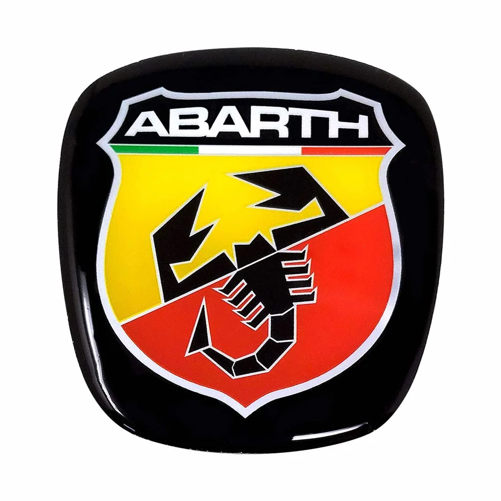 ABARTH 21548 naklejka 3D oficjalne logo marki FIAT 500