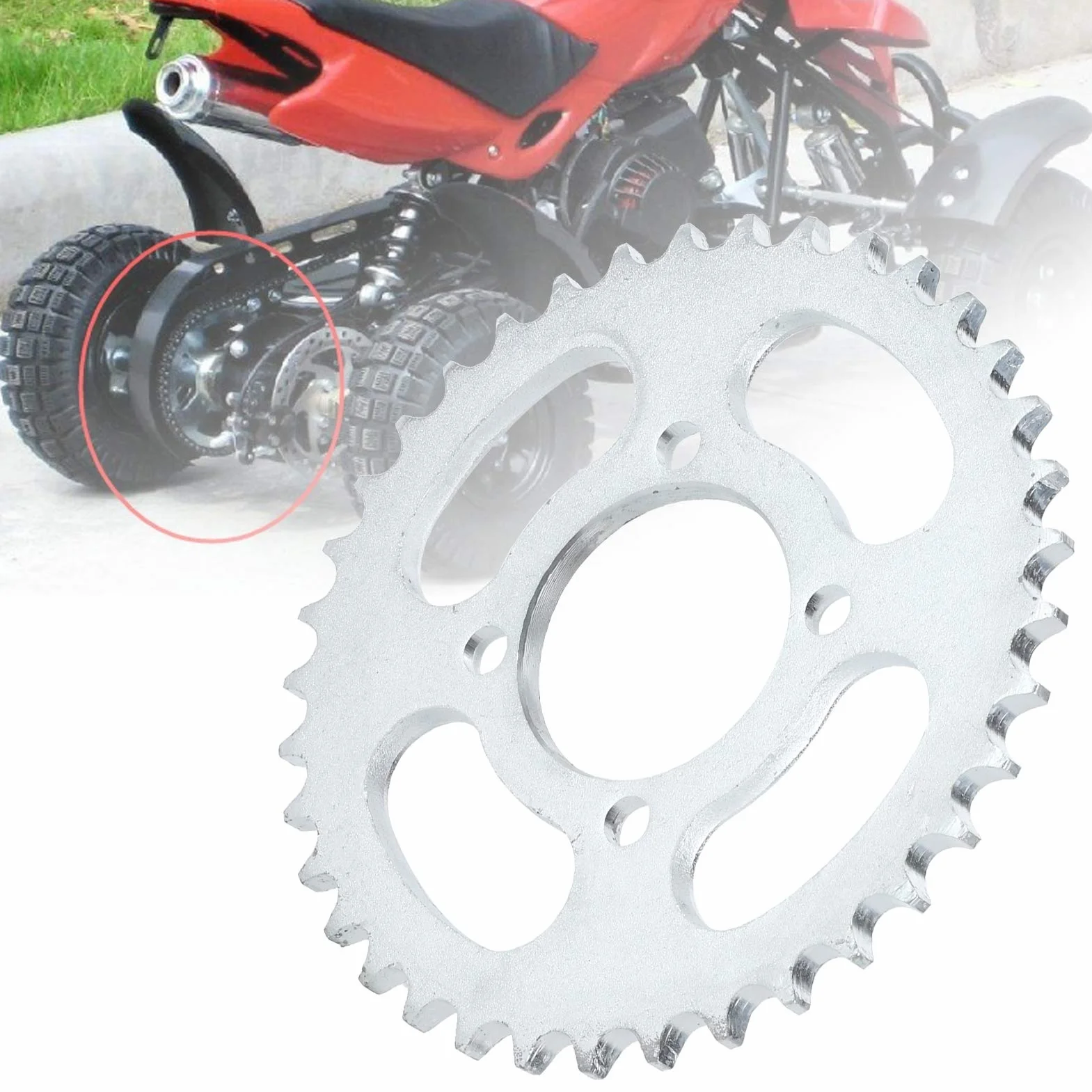 Koło zębate 37 zębów 428 do Pit Trail Quad Dirt Bike ATV 110
