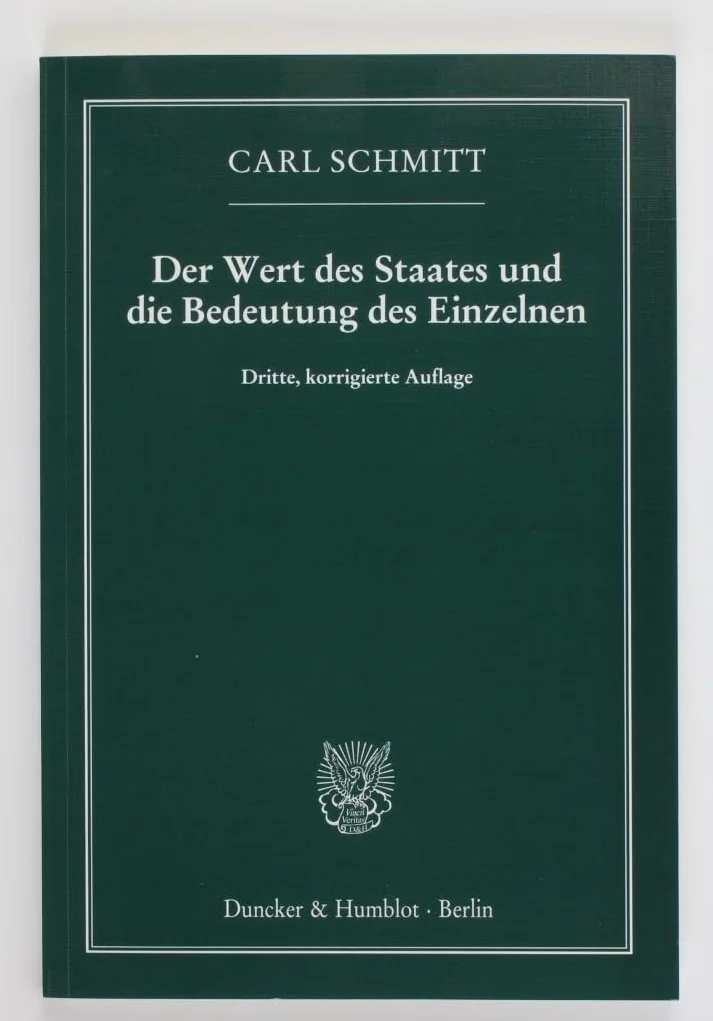 Der Wert Des Staates Und Die Bedeutung Des Einzelnen