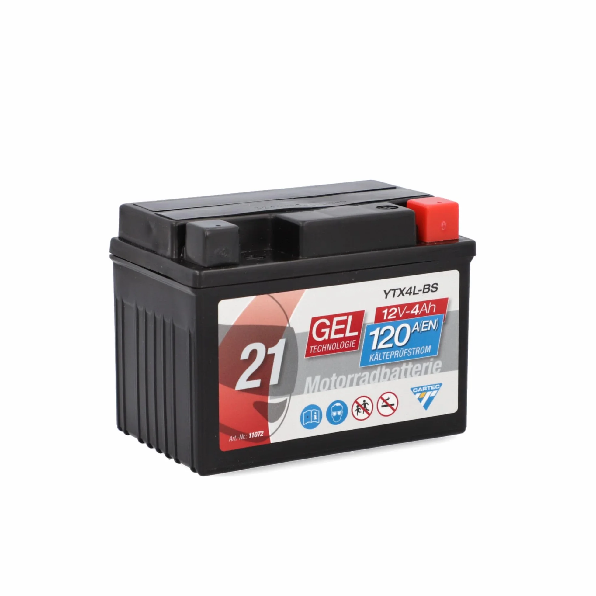 Akumulator motocyklowy YTX4L-BS 4Ah 120A żelowy
