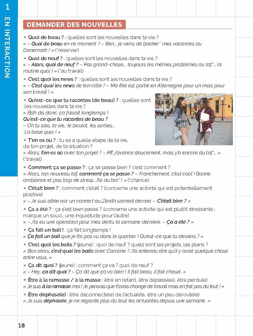Le français parlé en contexte informel - Livre: Niveau A2