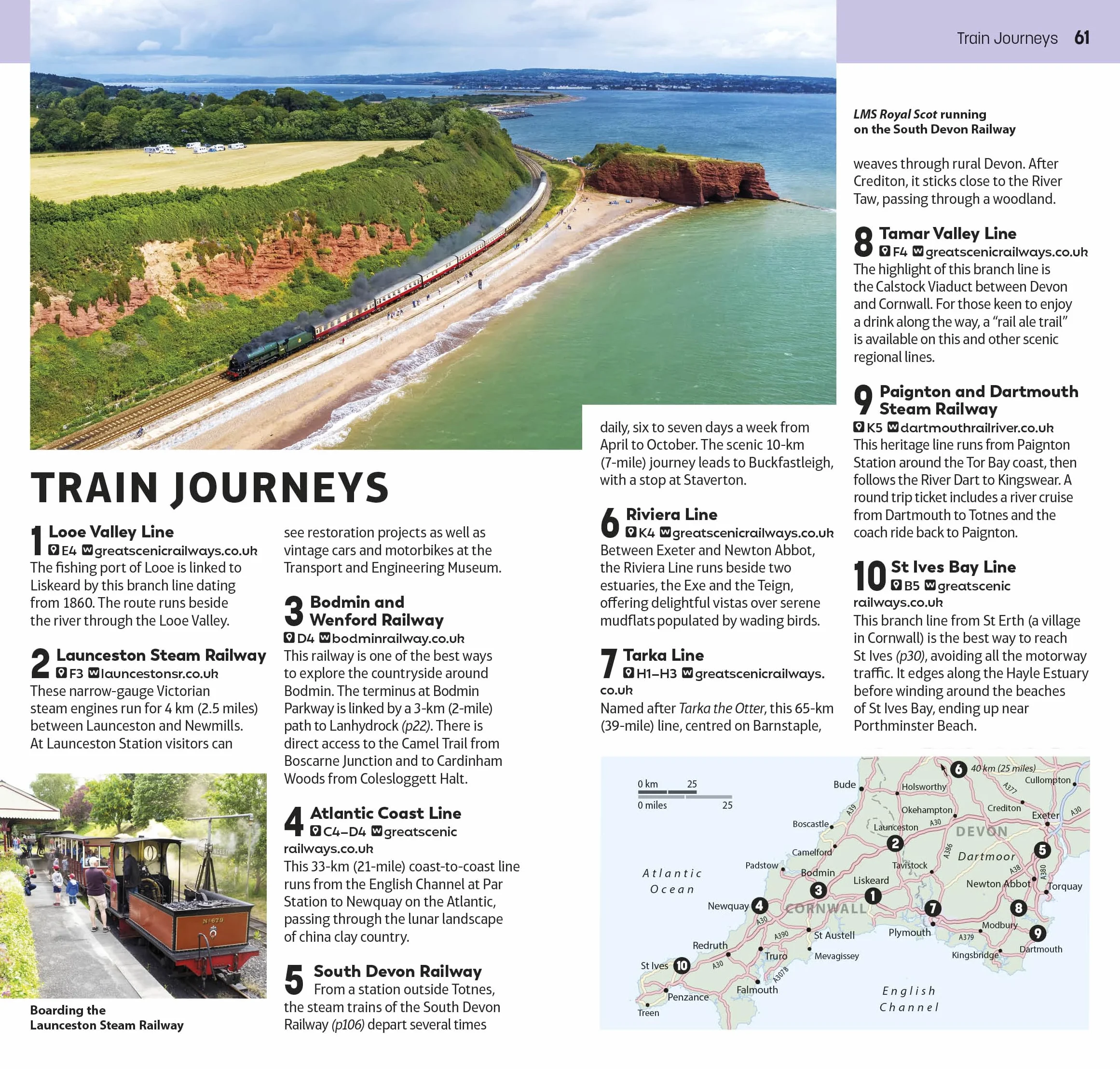 DK Top 10 Cornwall and Devon: Top 10 lists for your perfect trip, plus an all-weather folded map