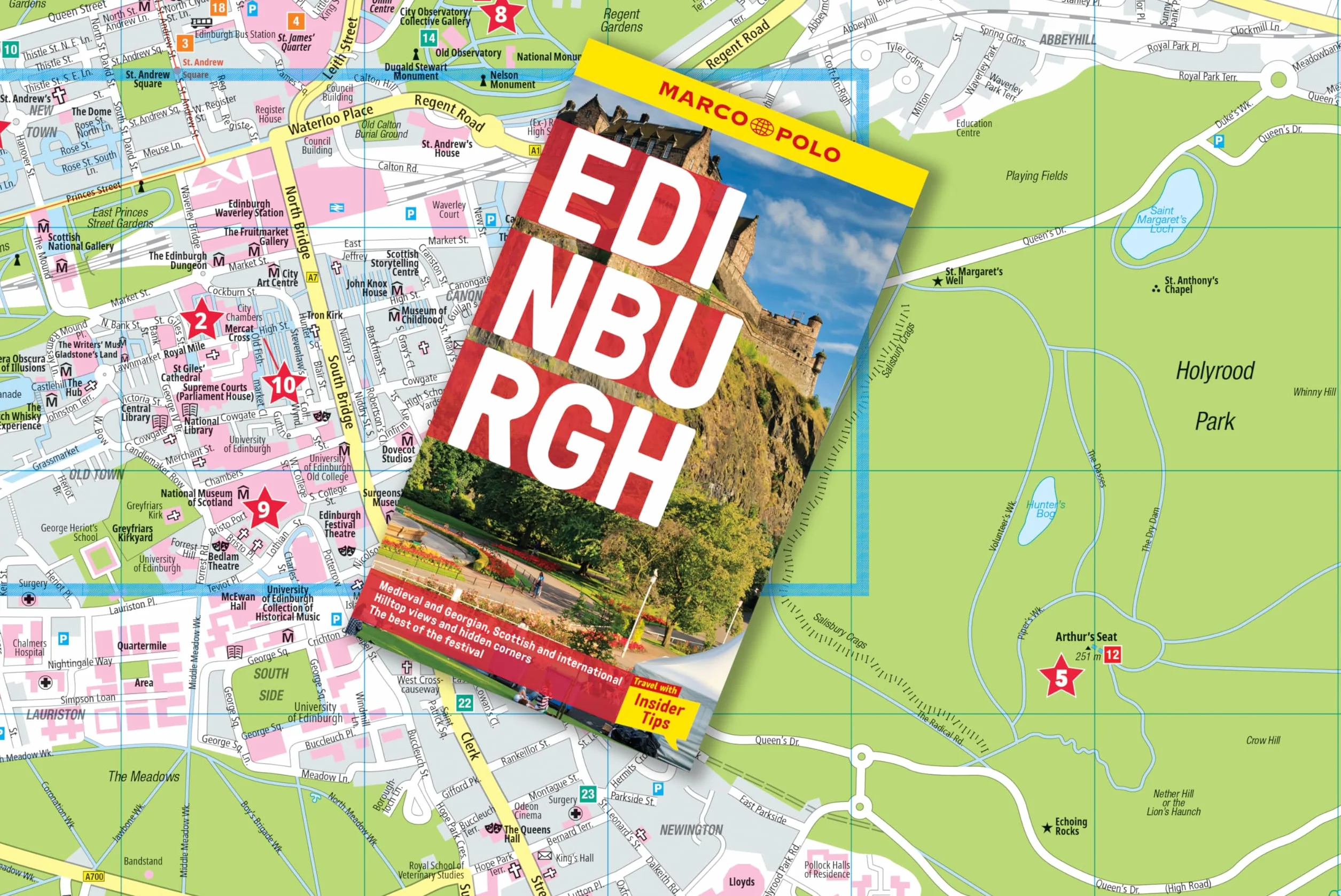 Edinburgh Marco Polo Pocket Travel Guide - with pull out map