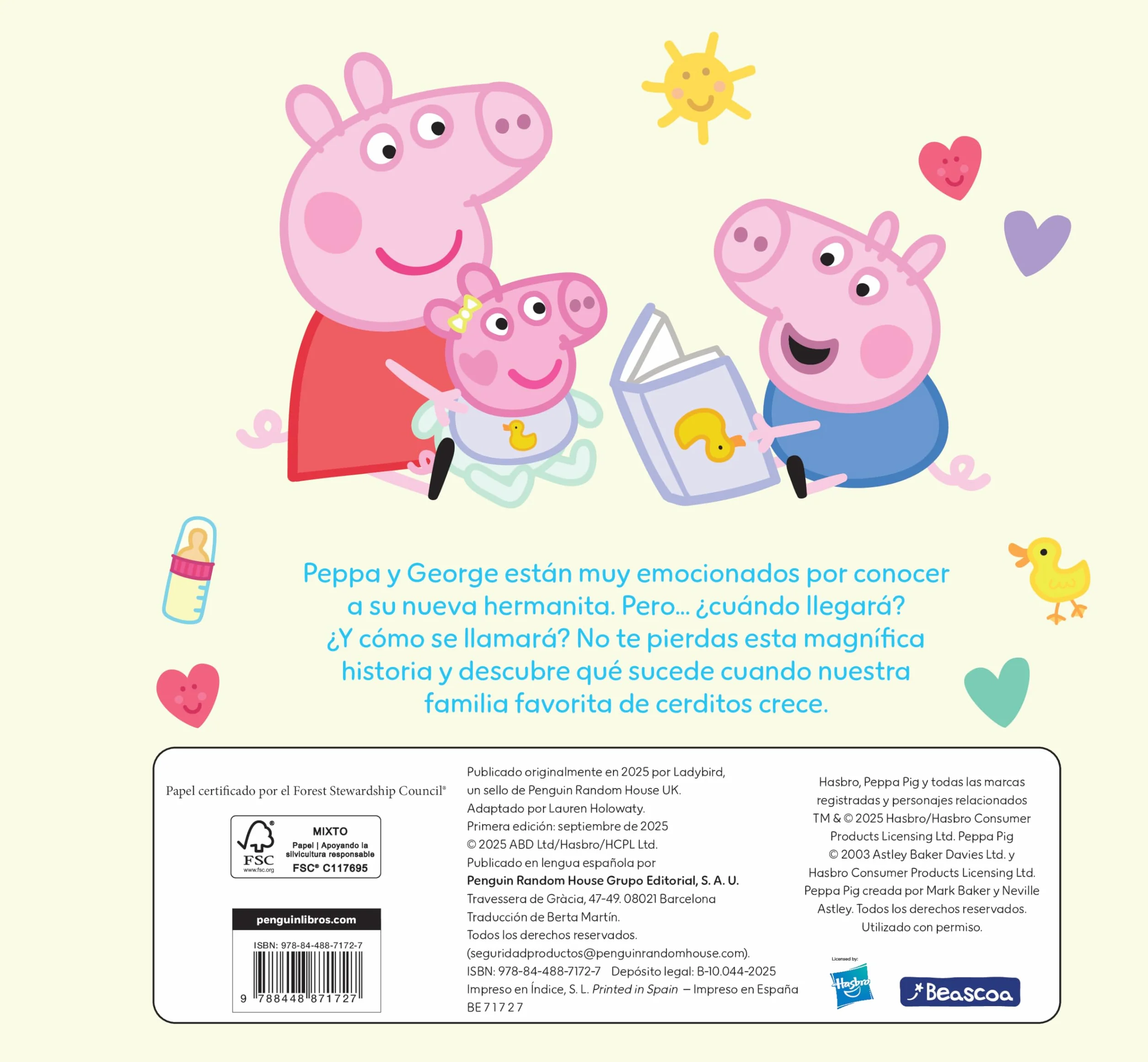 Peppa Pig. Un cuento - La nueva hermanita de Peppa