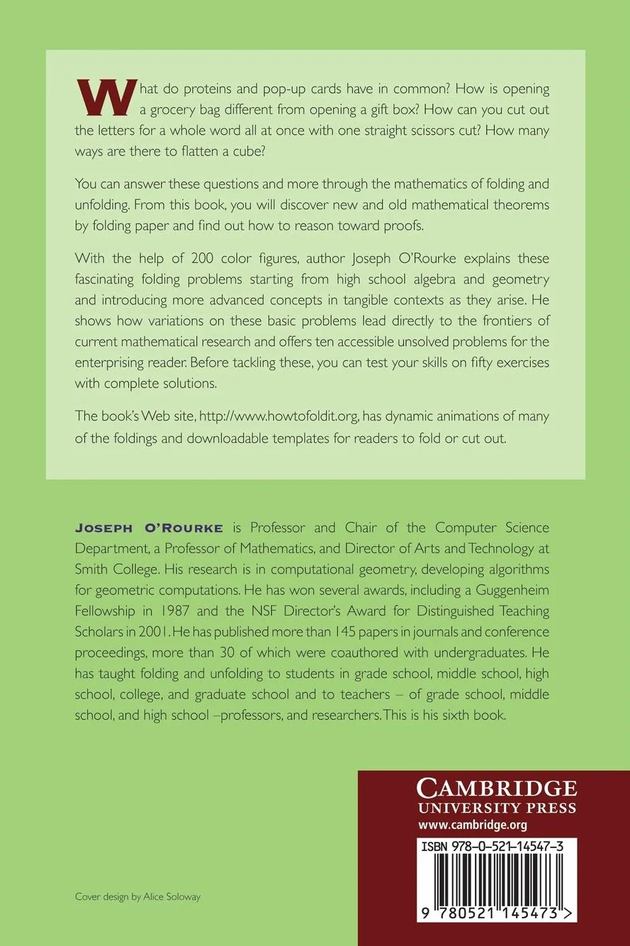 How to Fold It: The Mathematics of Linkages, Origami, and Polyhedra