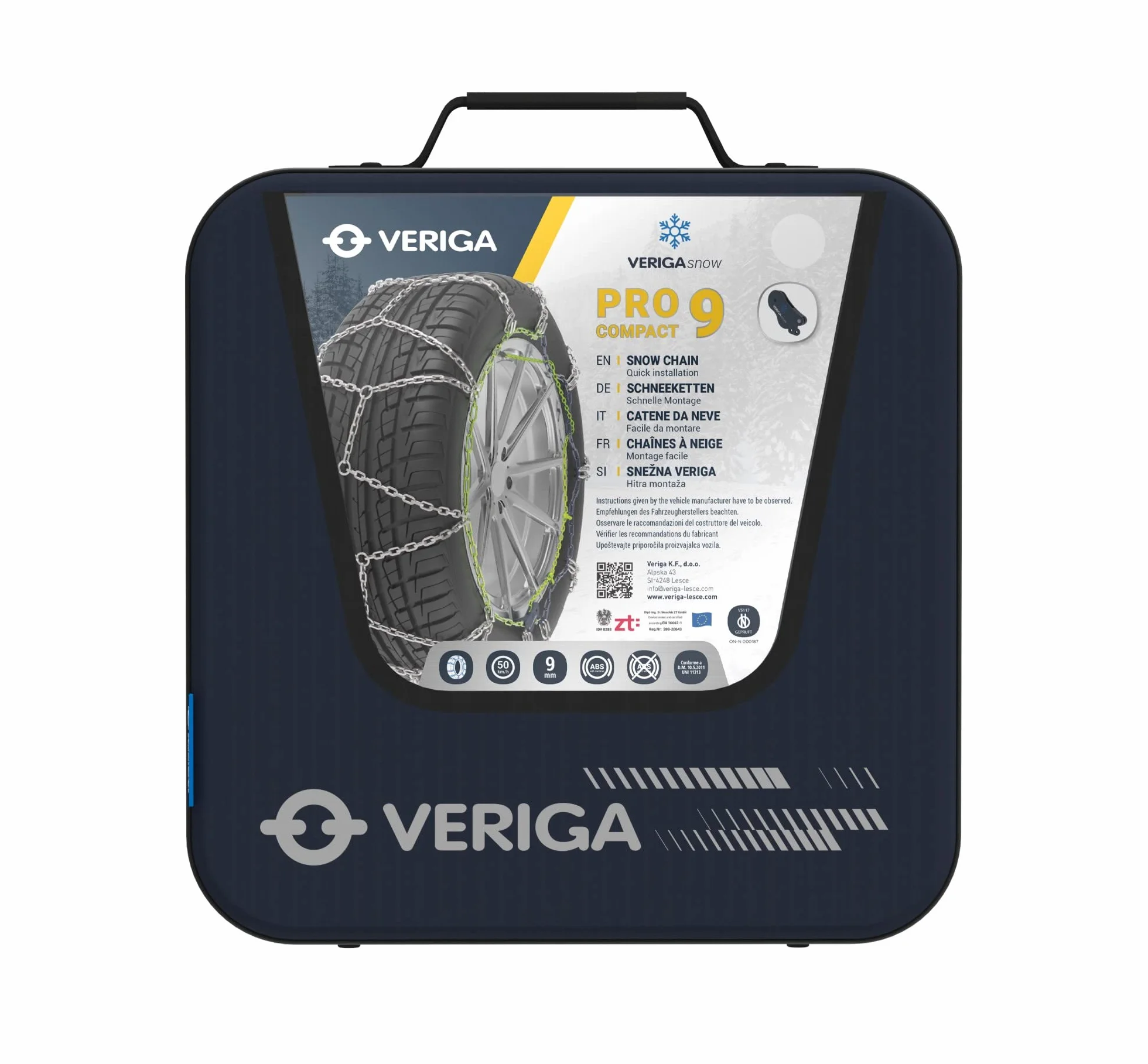 VERIGA K.F. 28408 Professional NT 230 Łańcuchy śniegowe