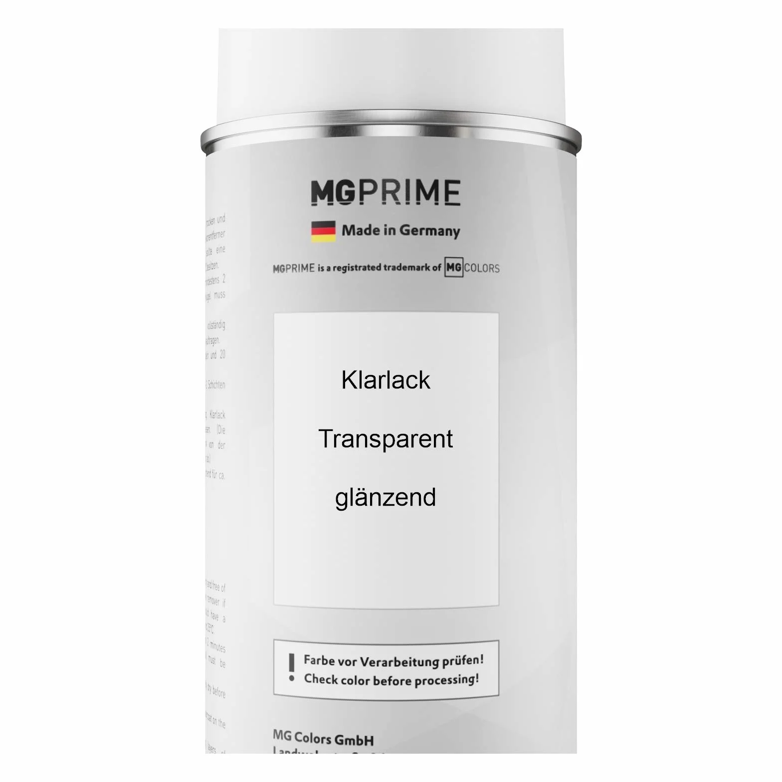MG PRIME Lakier do motocykli Spray Can 400ml Kawasaki 25Y White Stardust Pearl Base Coat Clear Lacquer