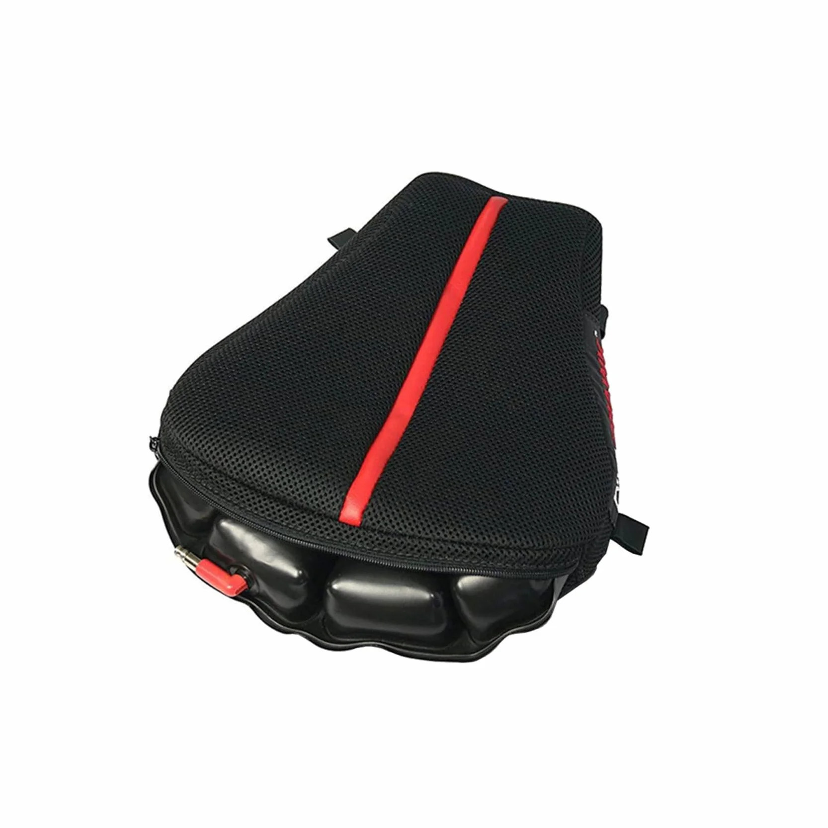 AIRHAWK 11" x 11" Dual Sport Motorcycle Seat Cushion - Lightweight Portable Inflatable Multi-Cell Air Pad with Breathable Spacer Mesh Cover & Non-Skid Bottom