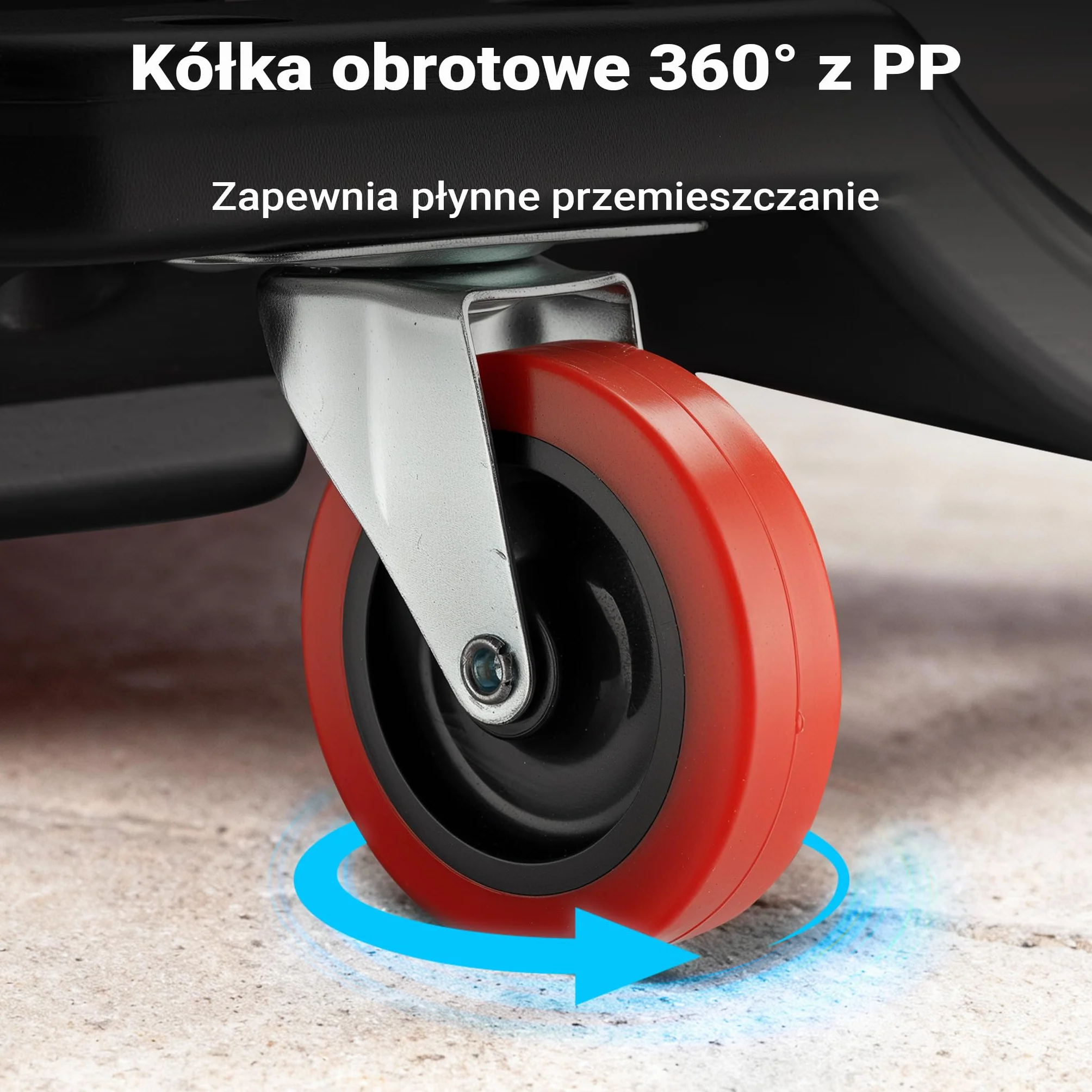 WilTec Plastikowa leżanka Wózek do leżenia Warsztat mechaniki Garaż 90x40x9cm max 90kg