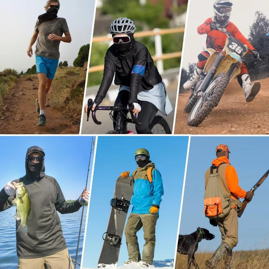 Kominiarka, maska na twarz, kask na motocykl, do jazdy na rowerze, jazdy na nartach, maska dla mężczyzn, kobiet, oddychająca