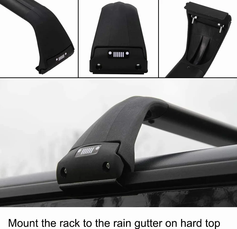 Relingi dachowe aluminiowe antykradzieżowe do Jeep Wrangler JL JK 2007-2022