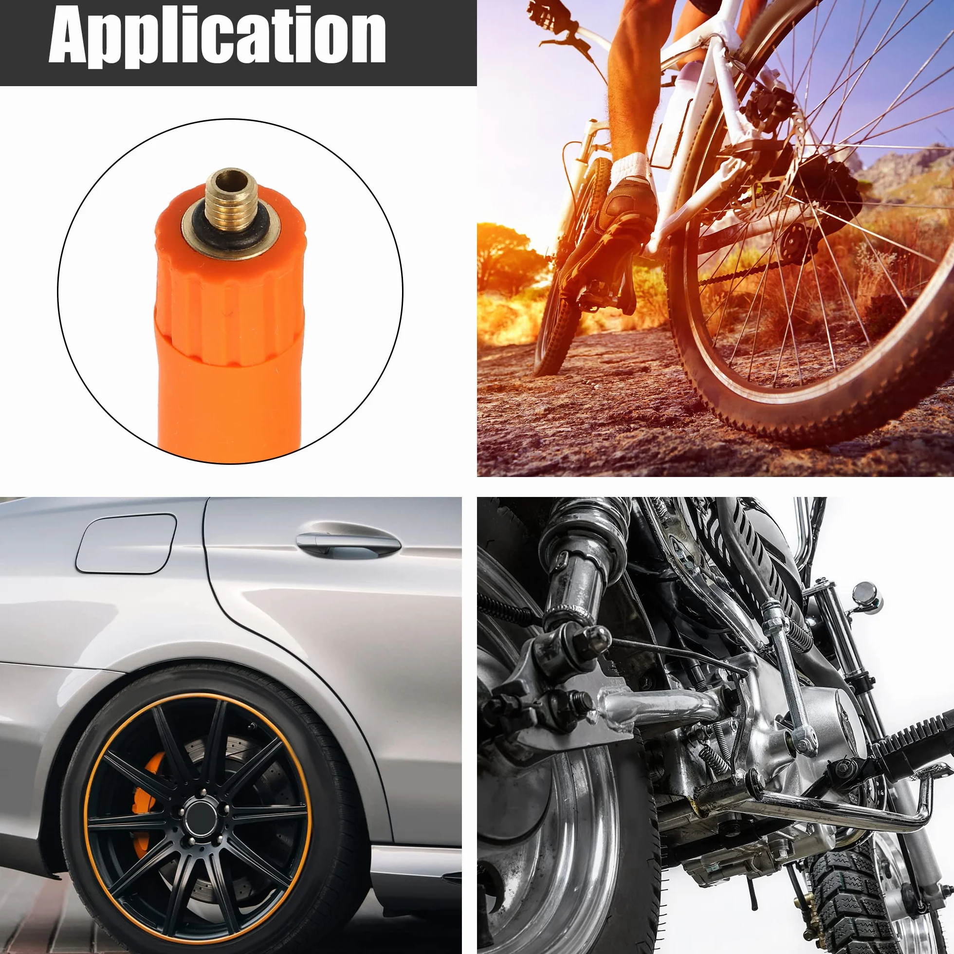 ABSOPRO Przedłużacz Wąż do Opony Inflator 1m z Blokowaniem Uchwyt Adapter