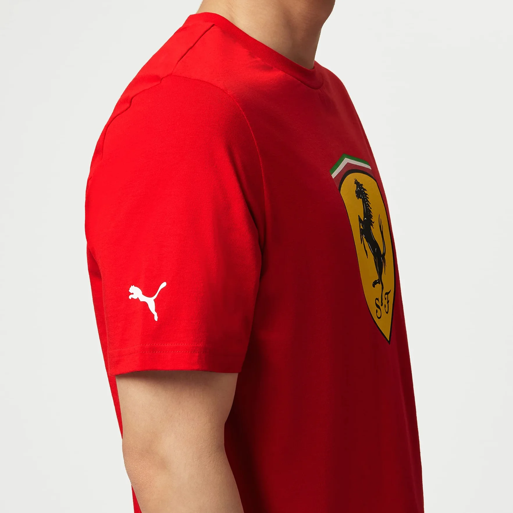 Ferrari Big Shield Tee Black