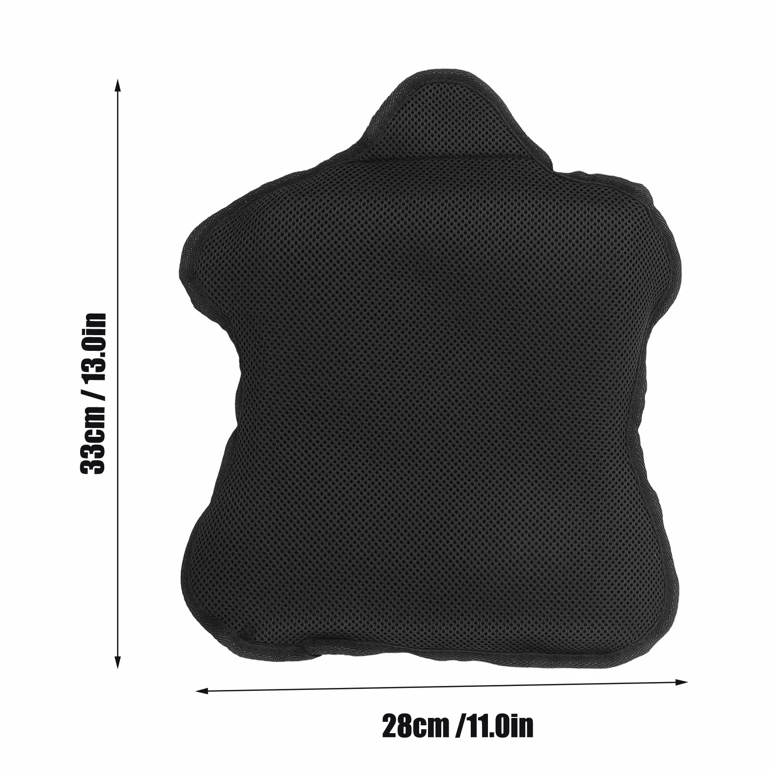 KIMISS Żelowa Poduszka do Siedzenia Motocykla 38x31x3cm Oddychająca Chłodząca