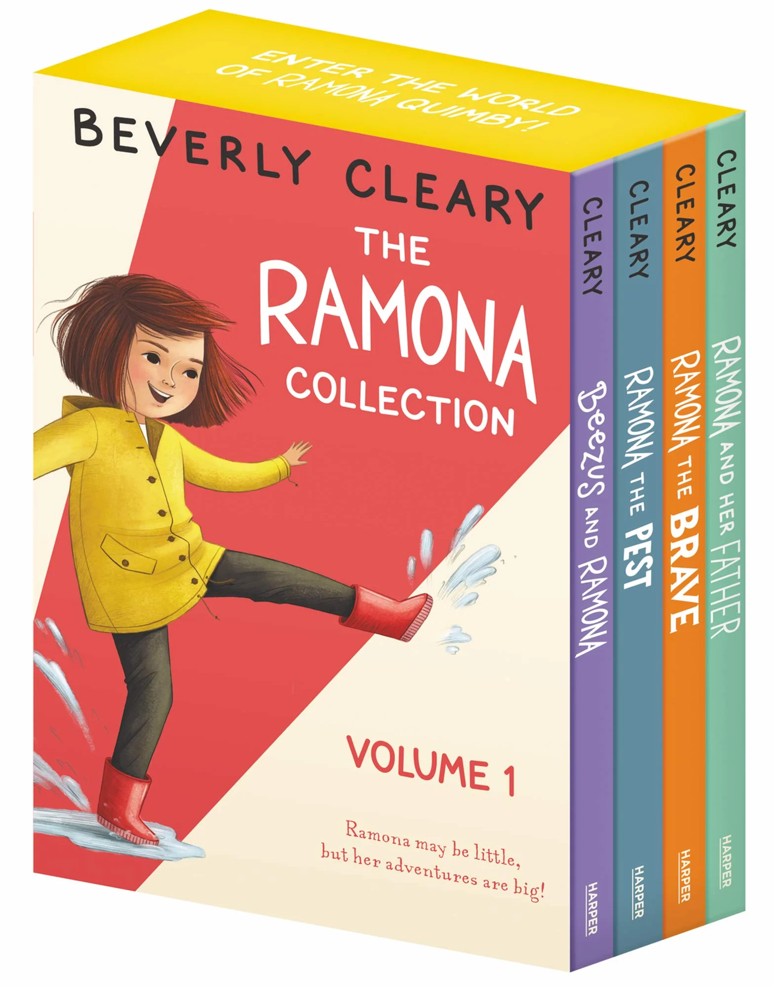 The Ramona 4-Book Collection, Volume 1: Beezus and Ramona, Ramona and Her Father, Ramona the Brave, Ramona the Pest: 01
