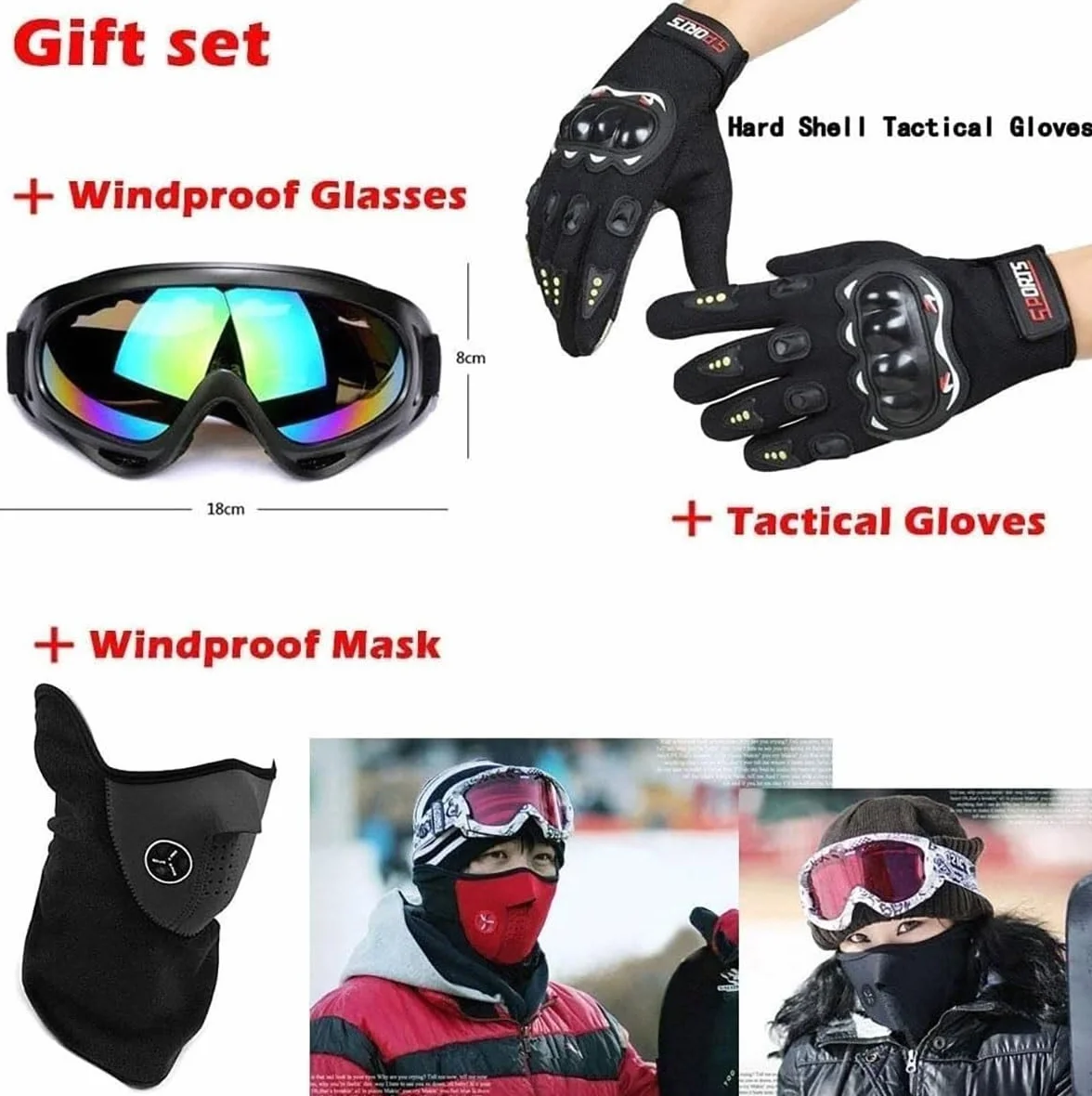 Kask motocrossowy pełnotwarzowy dla dorosłych z okularami ATV MX Enduro
