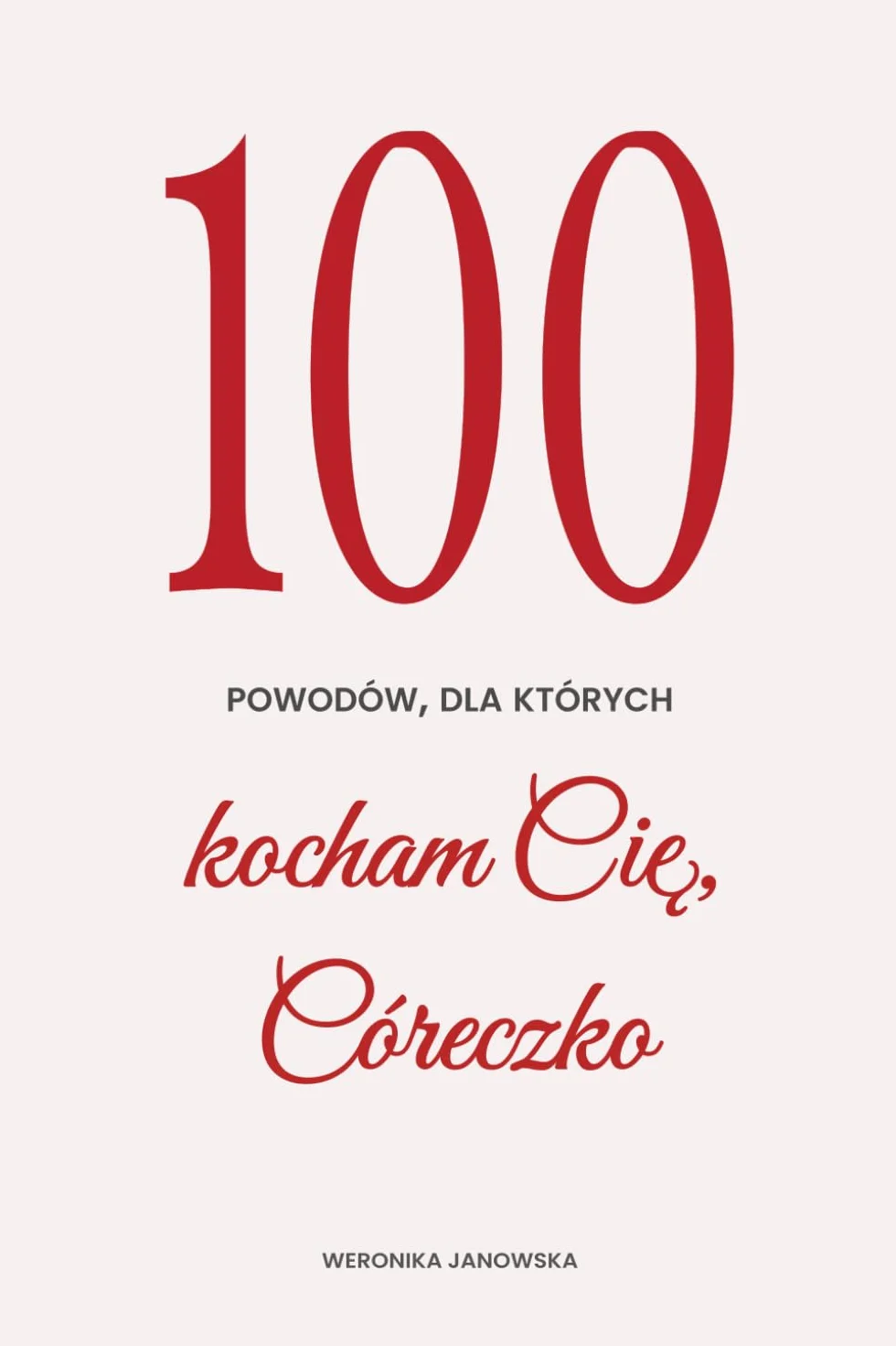 100 powodów, dla których kocham Cię, Córeczko
