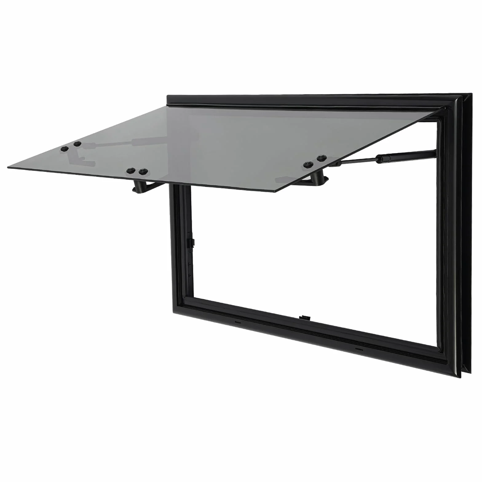 Okno do kampera 700 x 450 mm, RV 85°, z moskitierą i wbudowaną roletą