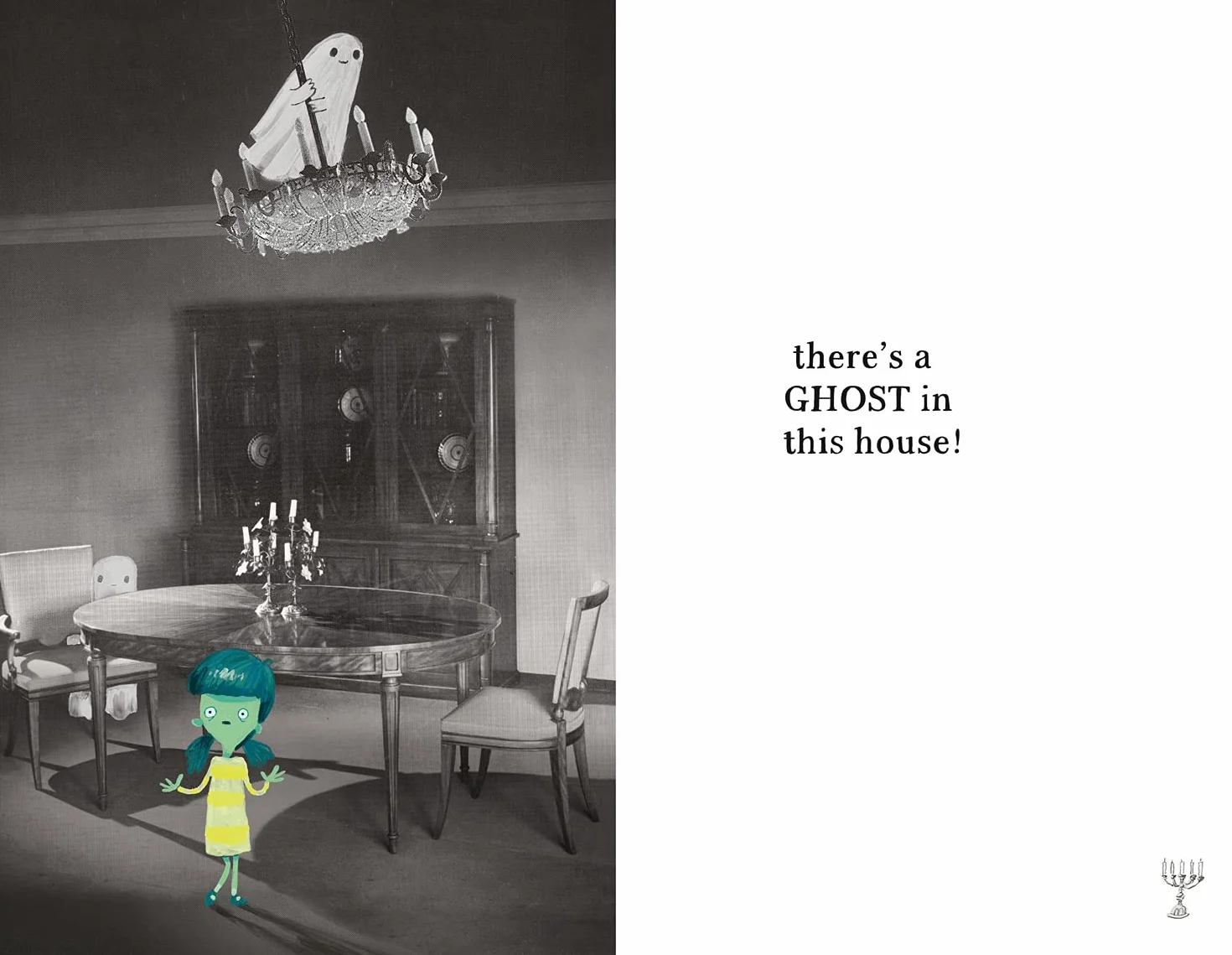 There’s a Ghost in this House: A spooky illustrated picture book from New York Times number-one bestselling author of Here We Are – the perfect Halloween gift for children!