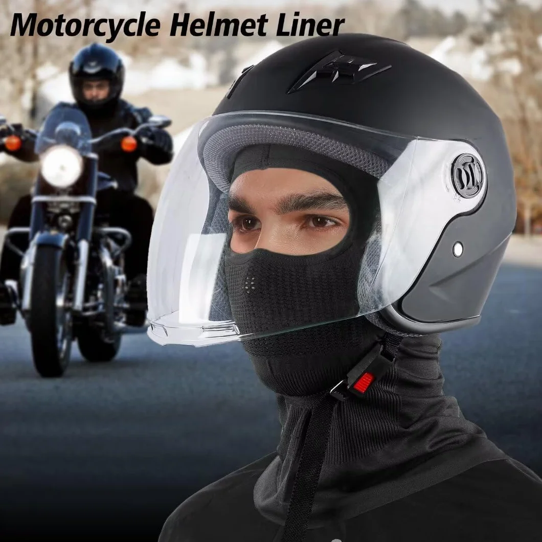 Kominiarka, maska na twarz, kask na motocykl, do jazdy na rowerze, jazdy na nartach, maska dla mężczyzn, kobiet, oddychająca