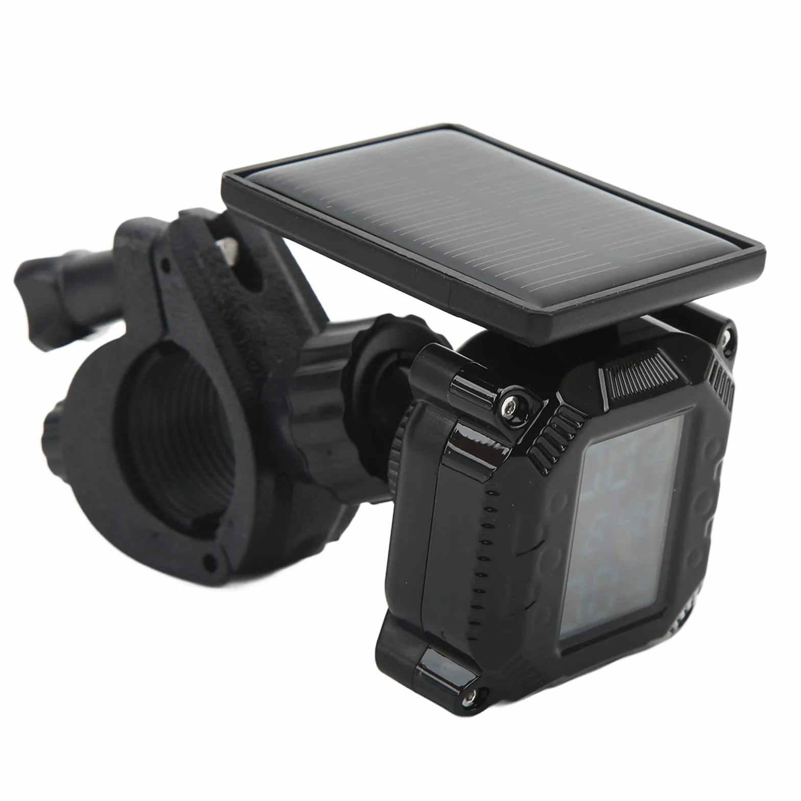 Motocykl TPMS Bezprzewodowy System Monitorowania Ciśnienia w Oponach Solar Power z Wyświetlaczem 2 Czujniki Zewnętrzne