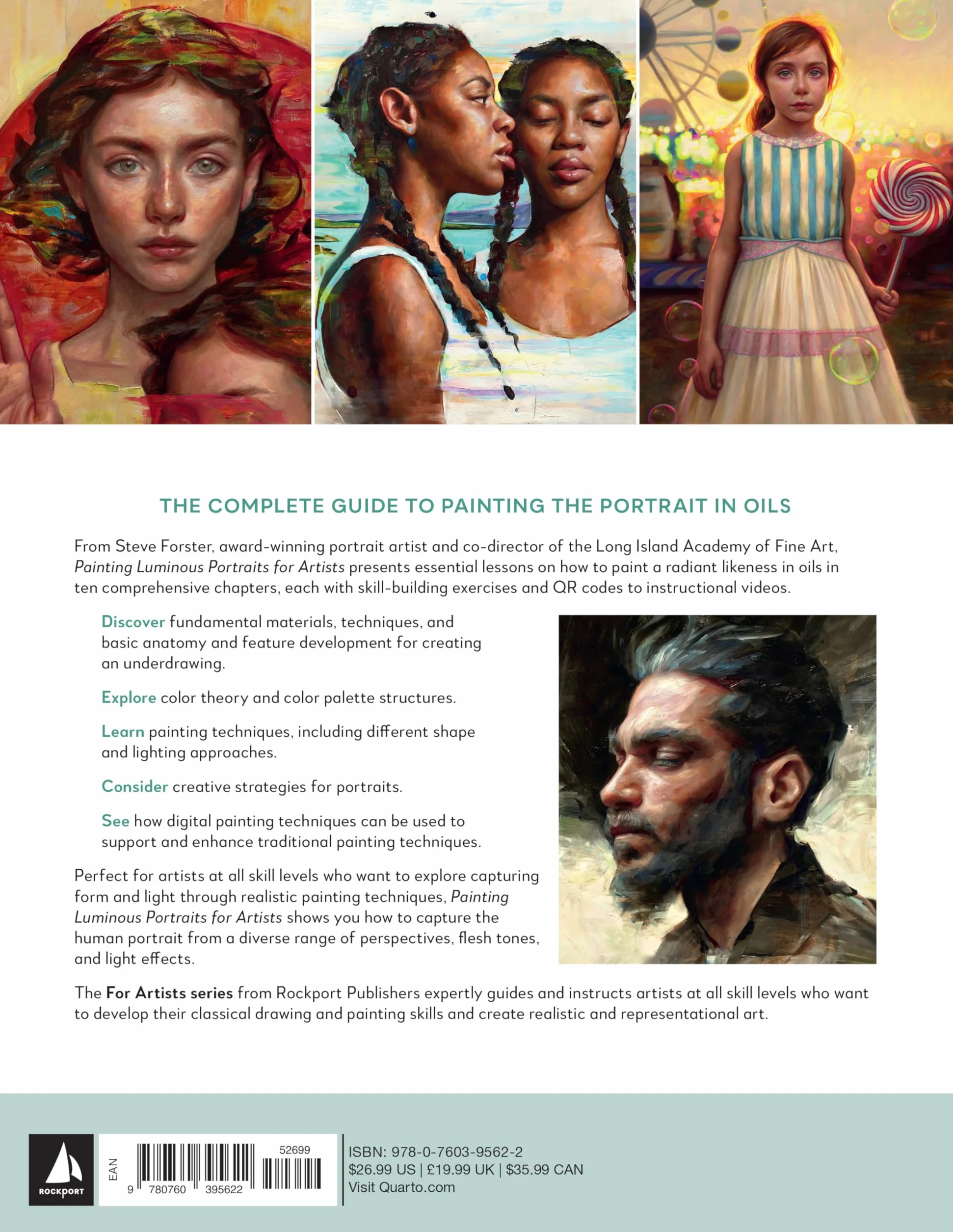 Painting Luminous Portraits for Artists: An Essential Guide to Painting Facial Features, Fleshtones, Light, and Form: 11