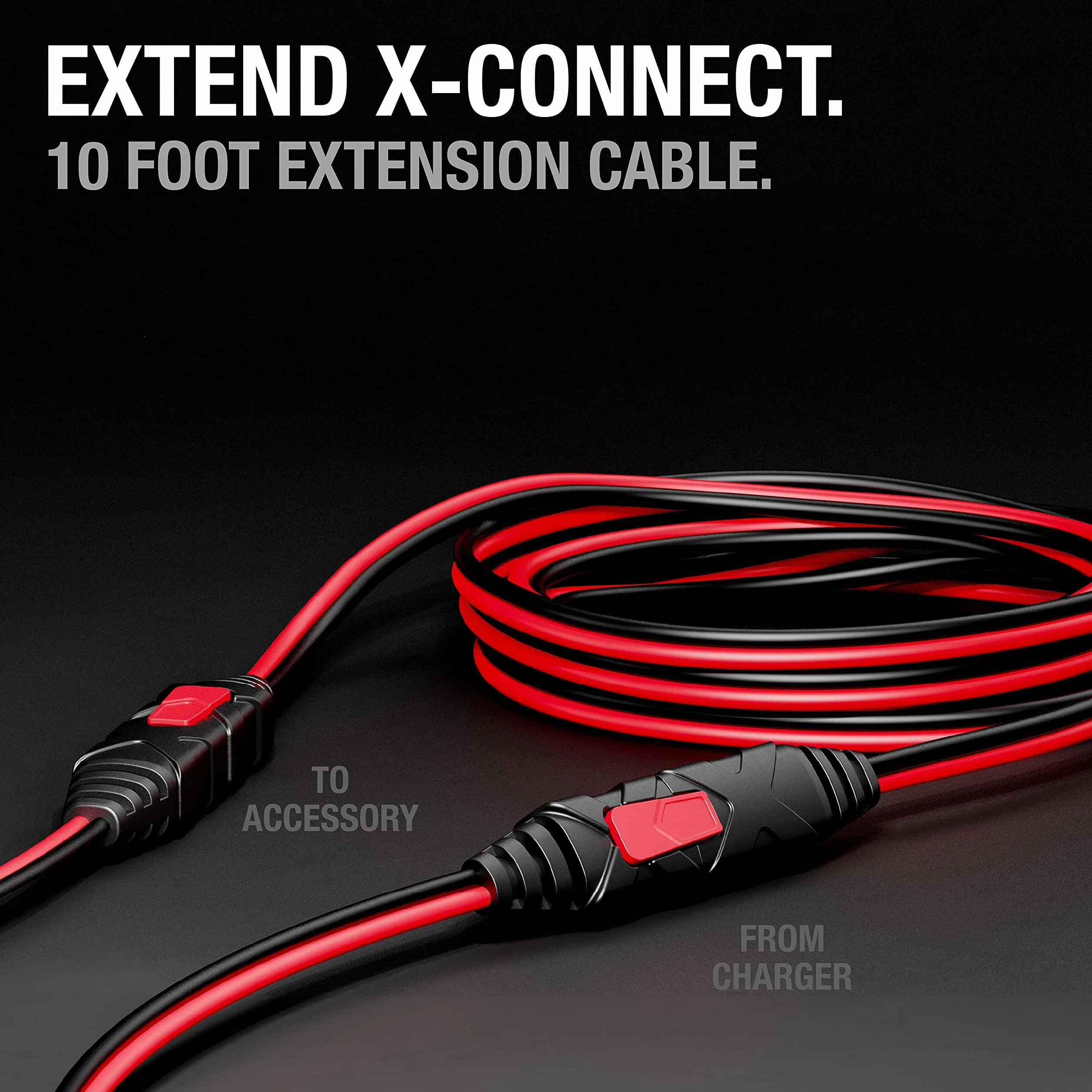 NOCO GC004 X-Connect 10 stóp (3 metry) przedłużacz akcesoria do ładowarek akumulatorowych NOCO Genius Smart