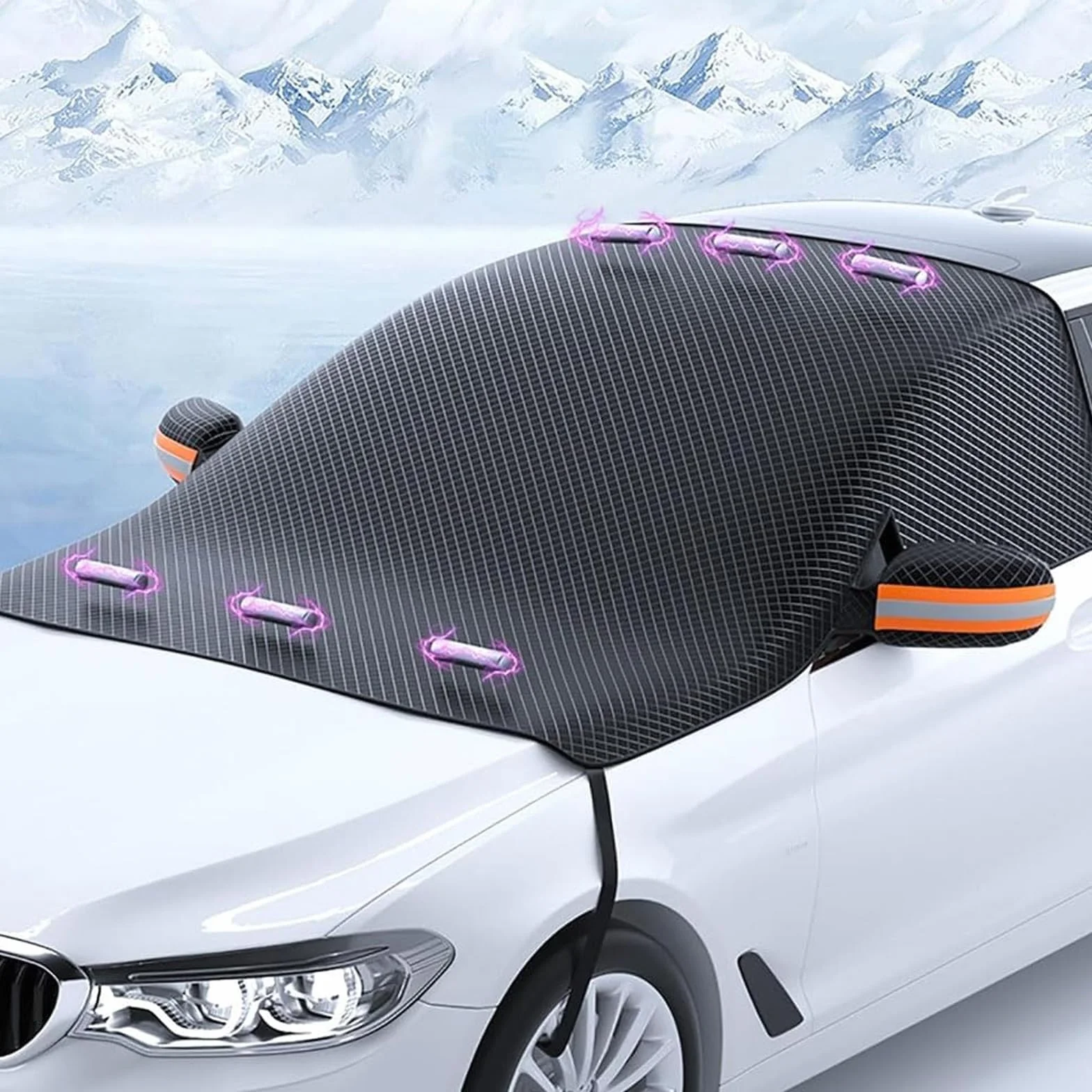 Osłona na przednią szybę samochodową na zimę dla Audi SQ5 2013-2026, osłony na przednią szybę, osłony przeciw mrozu, składane, letnie, UV, osłony na przednią szybę, akcesoria, A/Cały pojazd