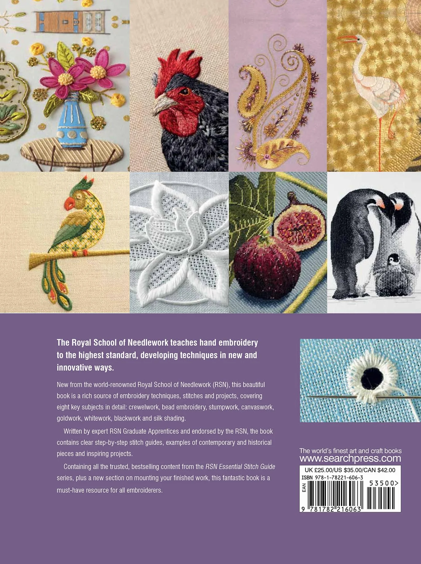 The Royal School of Needlework Book of Embroidery: A Guide to Essential Stitches, Techniques and Projects