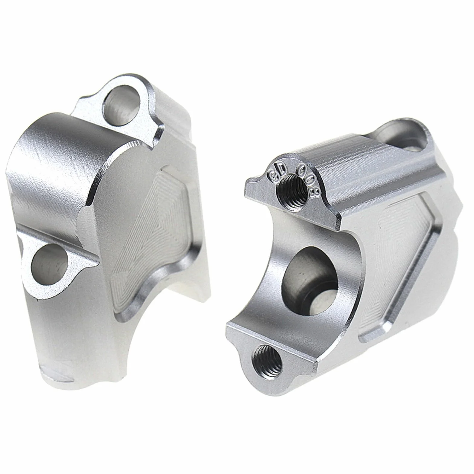 Podwyższacz kierownicy motocyklowej 38 mm aluminiowy kompatybilny BMW F800GS 2008-2017 F800R 2015-2017 F800GT 2013-2017 srebrny