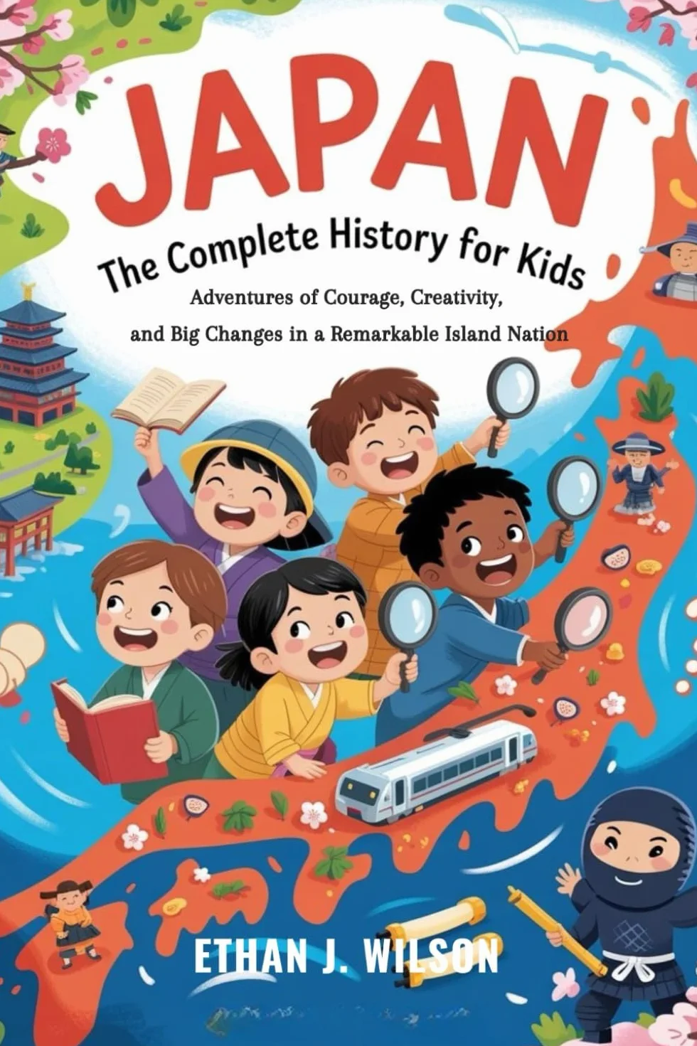 JAPAN: The Complete History for Kids: Adventures of Courage, Creativity, and Big Changes in a Remarkable Island Nation