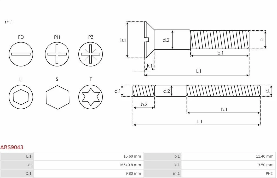 AS-PL S9027 Starter Silnik Rozrusznik