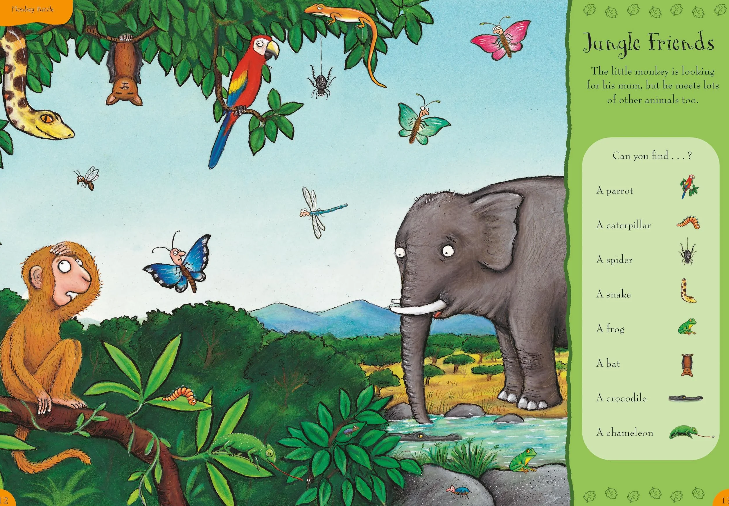 The Gruffalo and Friends Search and Find: With 17 super scenes and over 120 things to spot!