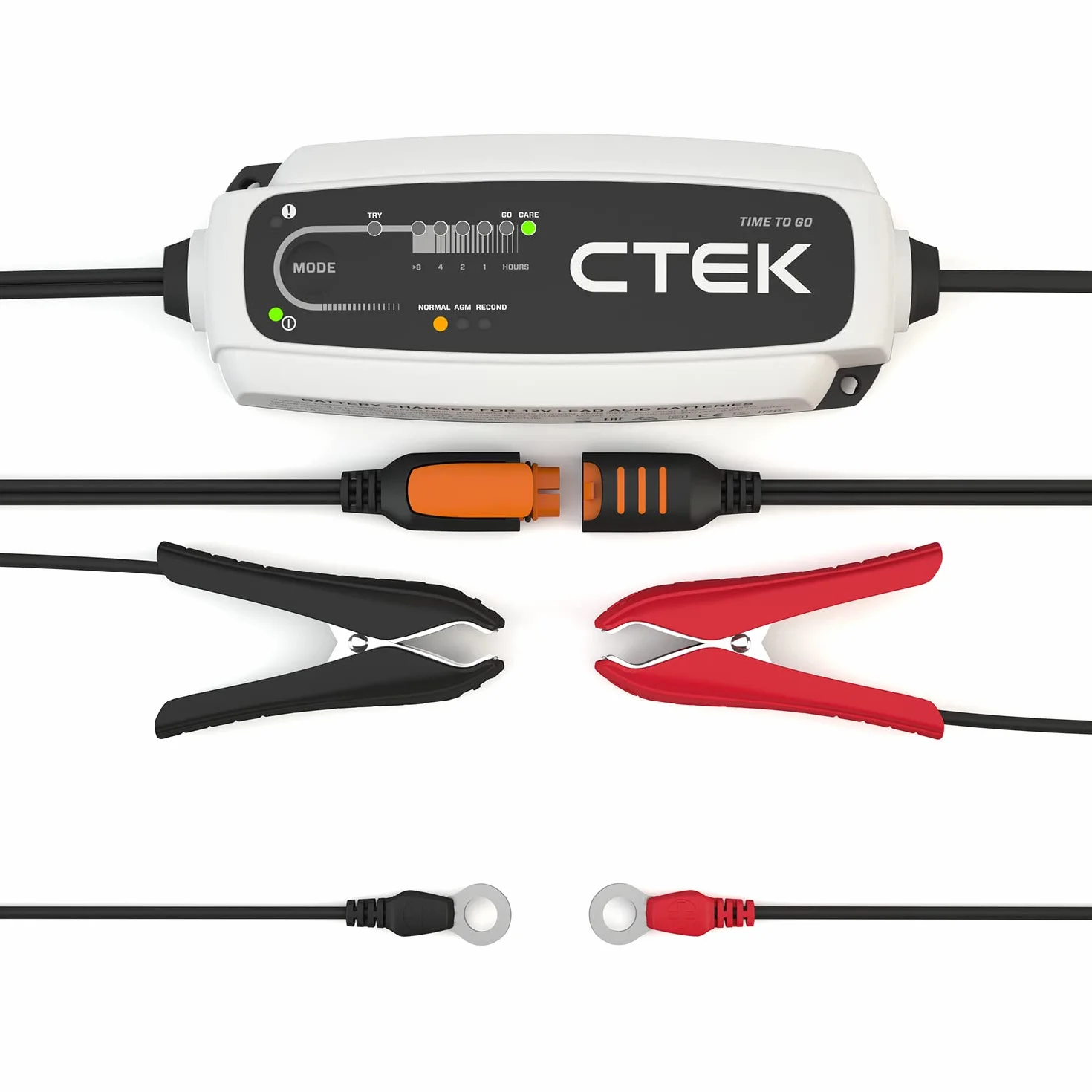 CTEK CT5 Time To Go, Ładowarka Akumulatorów 12V, Ładowarka, Konserwator Akumulatorów, Timer Odliczający Czas, Wskaźnik Startu, Wbudowana Kompensacja Temperatury, Tryb Regeneracji I Dedykowany Tryb AGM